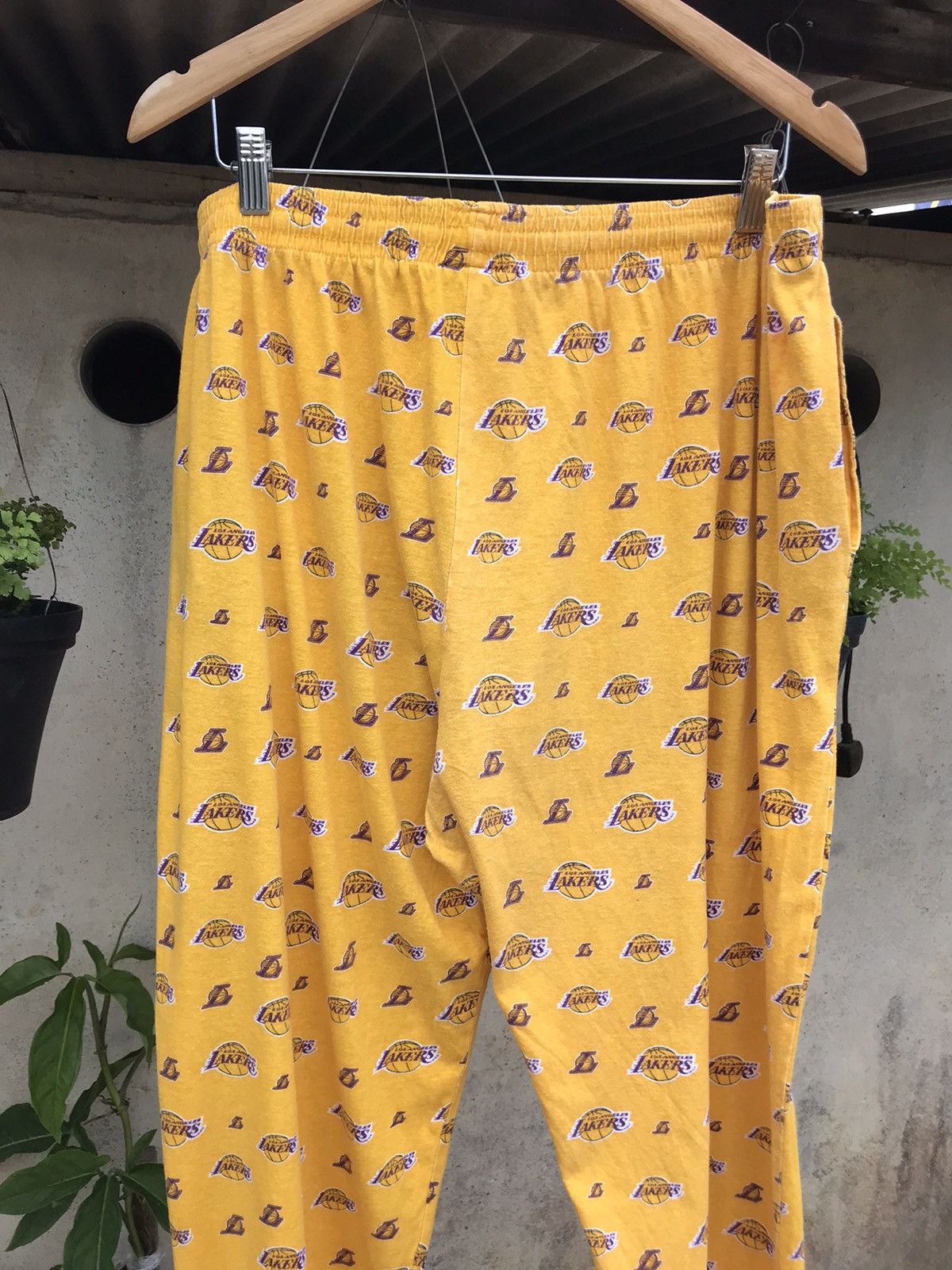 NBA Rare❗️Vintage Lakers Full Prints Pajama Pants Size US 34 / EU 50 - 15 Thumbnail
