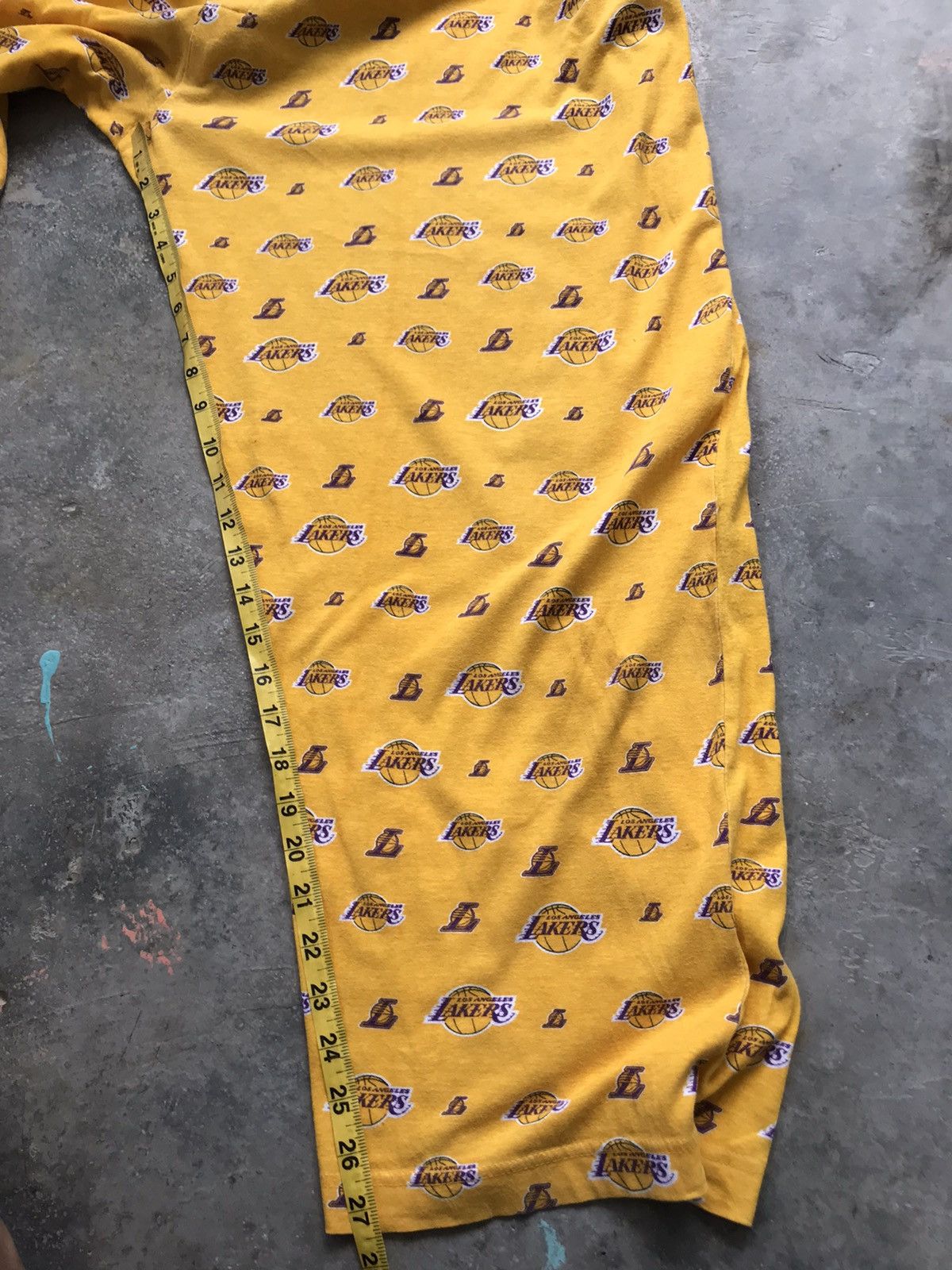 NBA Rare❗️Vintage Lakers Full Prints Pajama Pants Size US 34 / EU 50 - 22 Thumbnail
