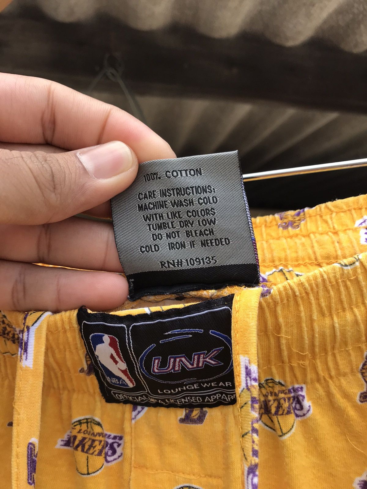 NBA Rare❗️Vintage Lakers Full Prints Pajama Pants Size US 34 / EU 50 - 14 Thumbnail