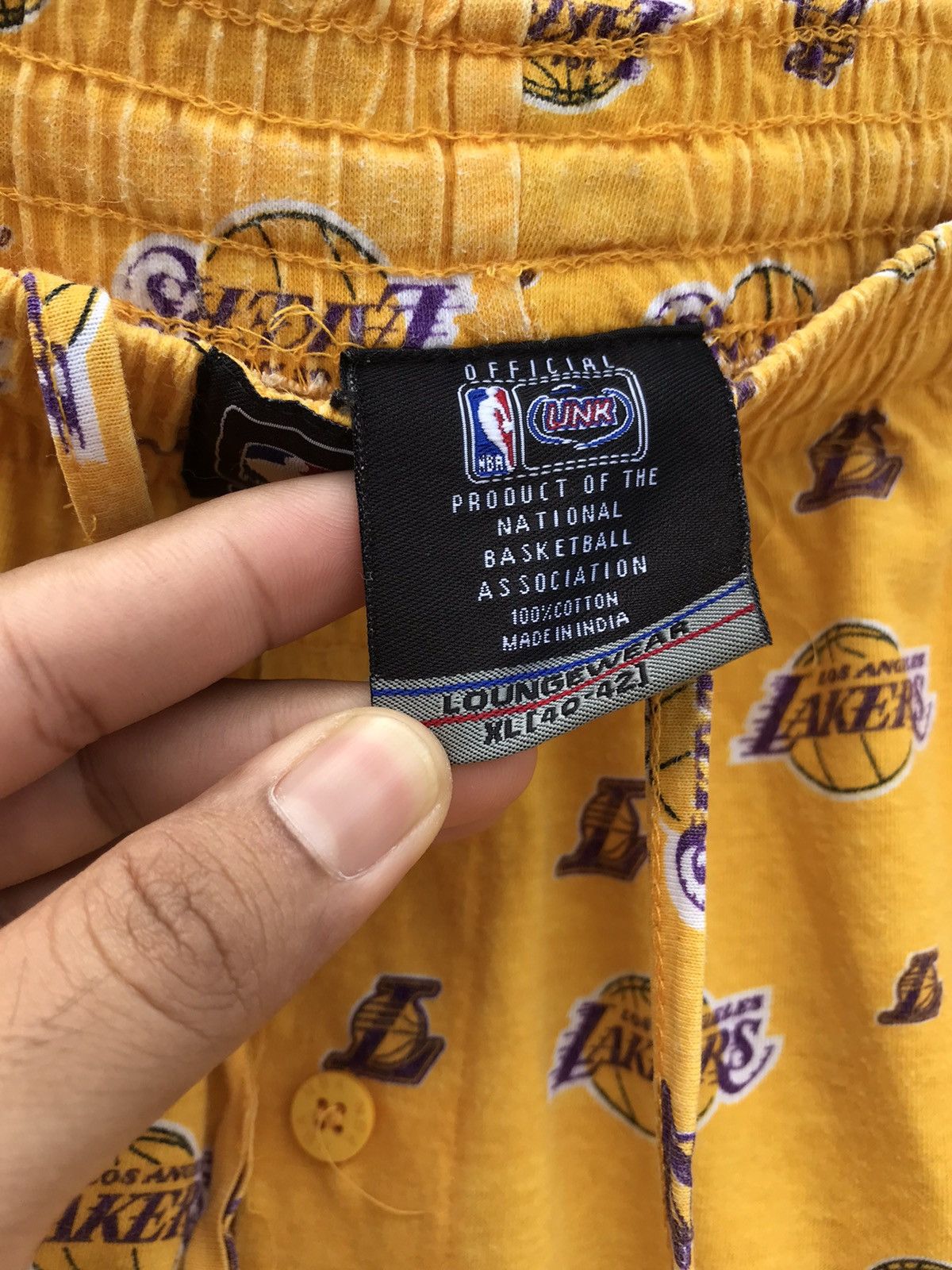 NBA Rare❗️Vintage Lakers Full Prints Pajama Pants Size US 34 / EU 50 - 13 Thumbnail