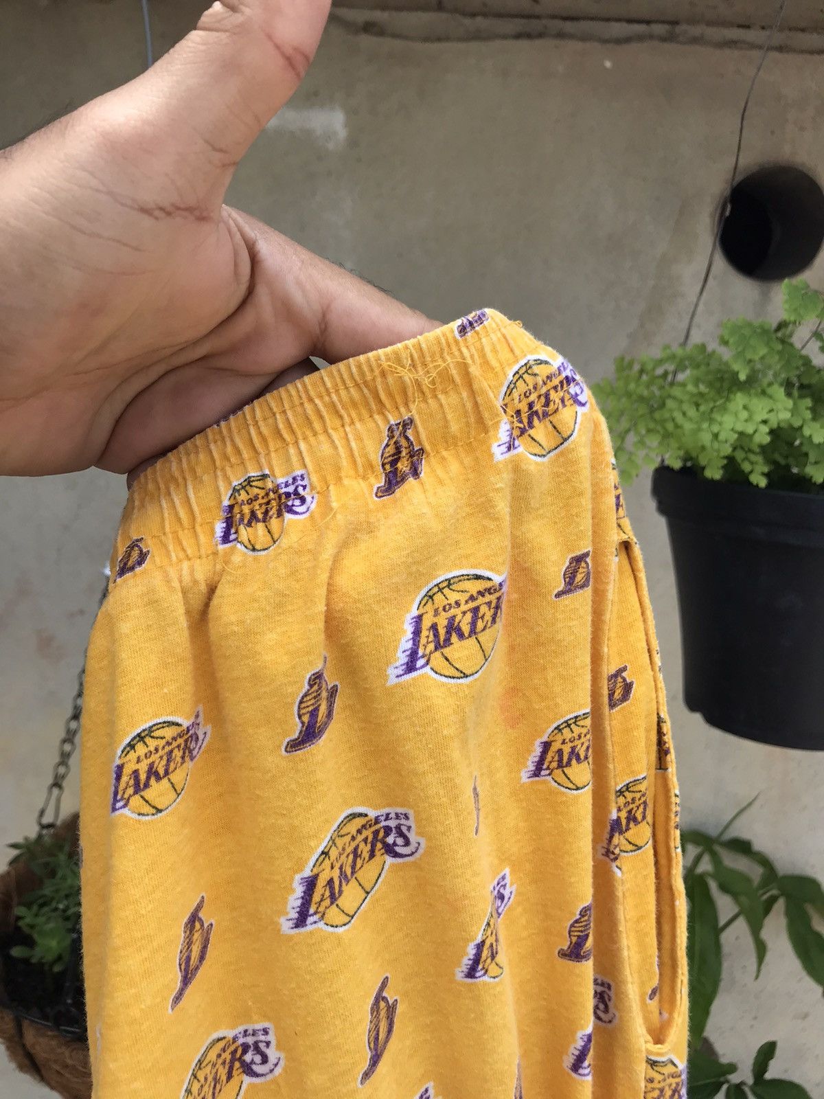 NBA Rare❗️Vintage Lakers Full Prints Pajama Pants Size US 34 / EU 50 - 25 Thumbnail