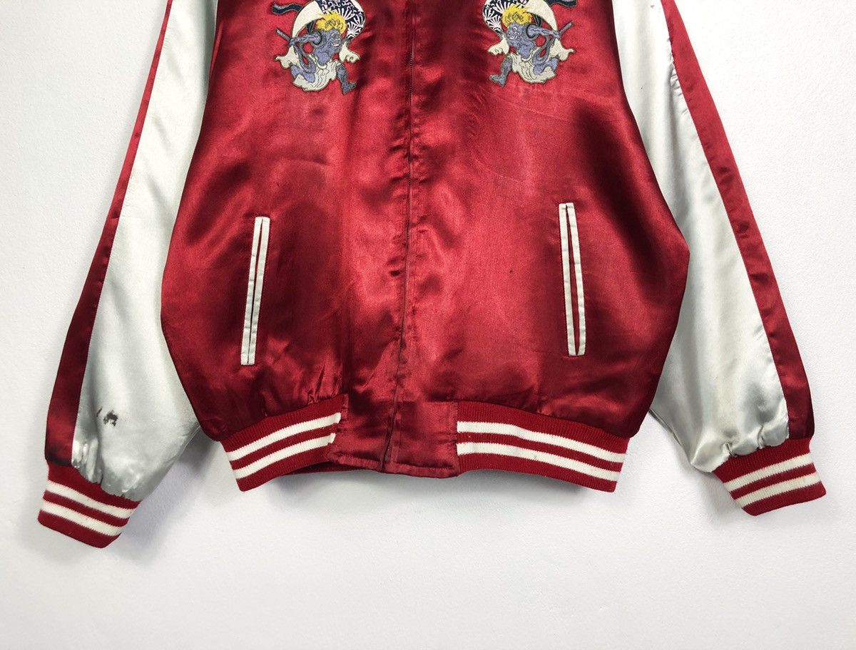 Japanese Brand Rare Vintage Distressed Sukajan Jacket Demon Motives Size US M / EU 48-50 / 2 - 6 Thumbnail