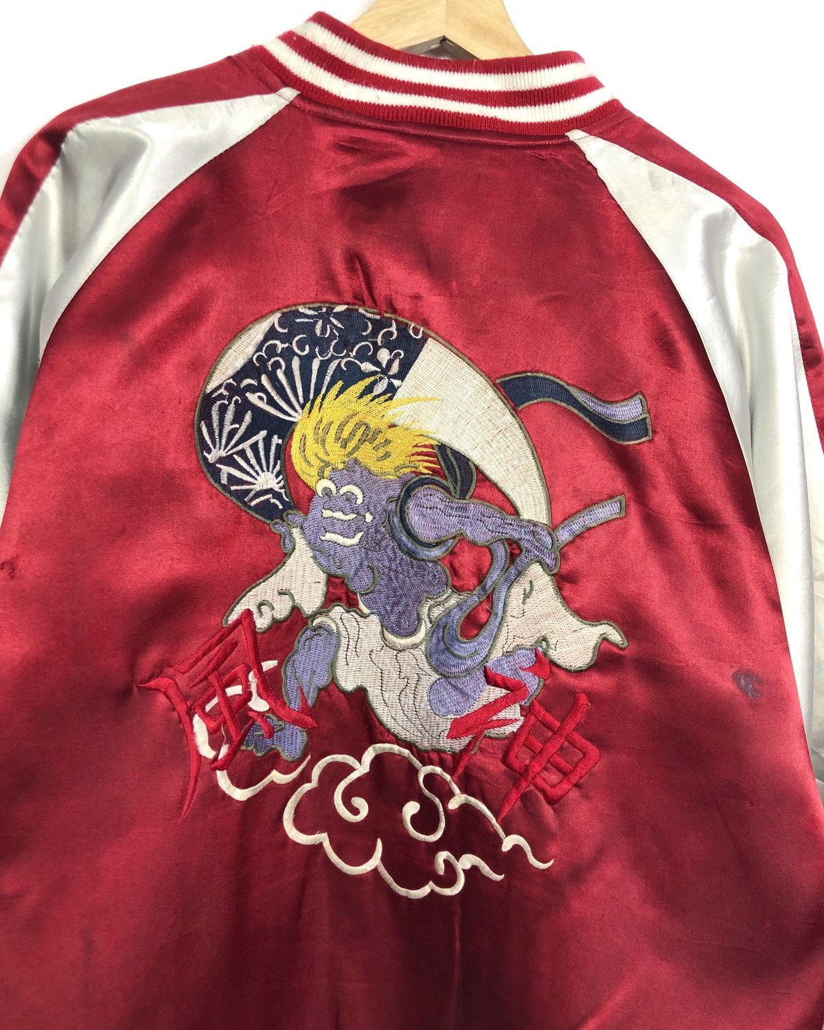 Japanese Brand Rare Vintage Distressed Sukajan Jacket Demon Motives Size US M / EU 48-50 / 2 - 9 Thumbnail