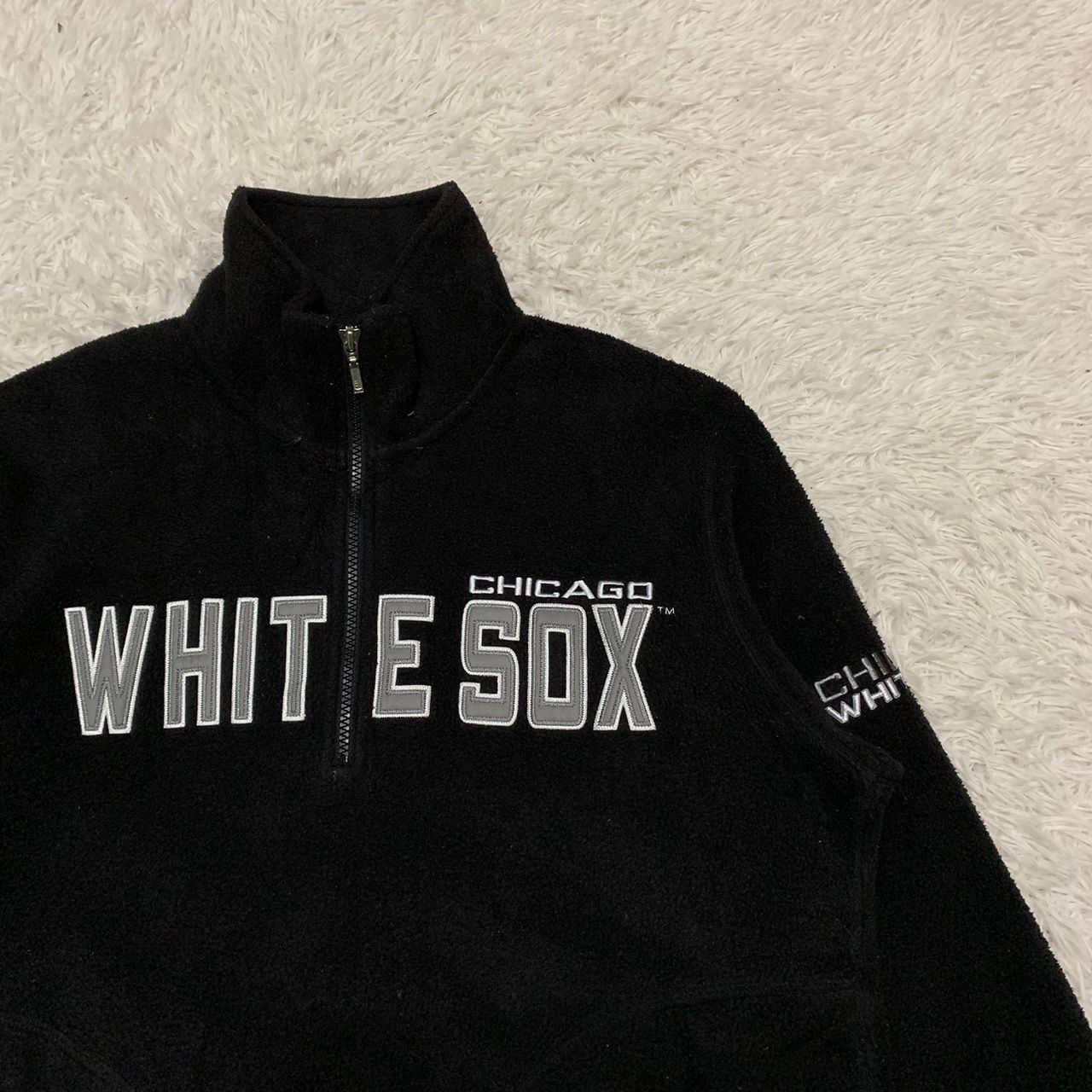 MLB Chicago white sox MLB x Uniqlo half zip sweater Size US L / EU 52-54 / 3 - 3 Thumbnail