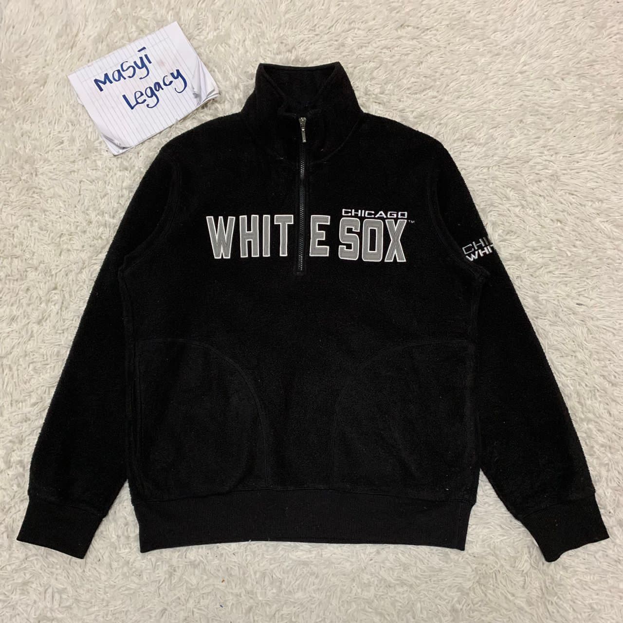 Chicago white sox MLB x Uniqlo half zip sweater