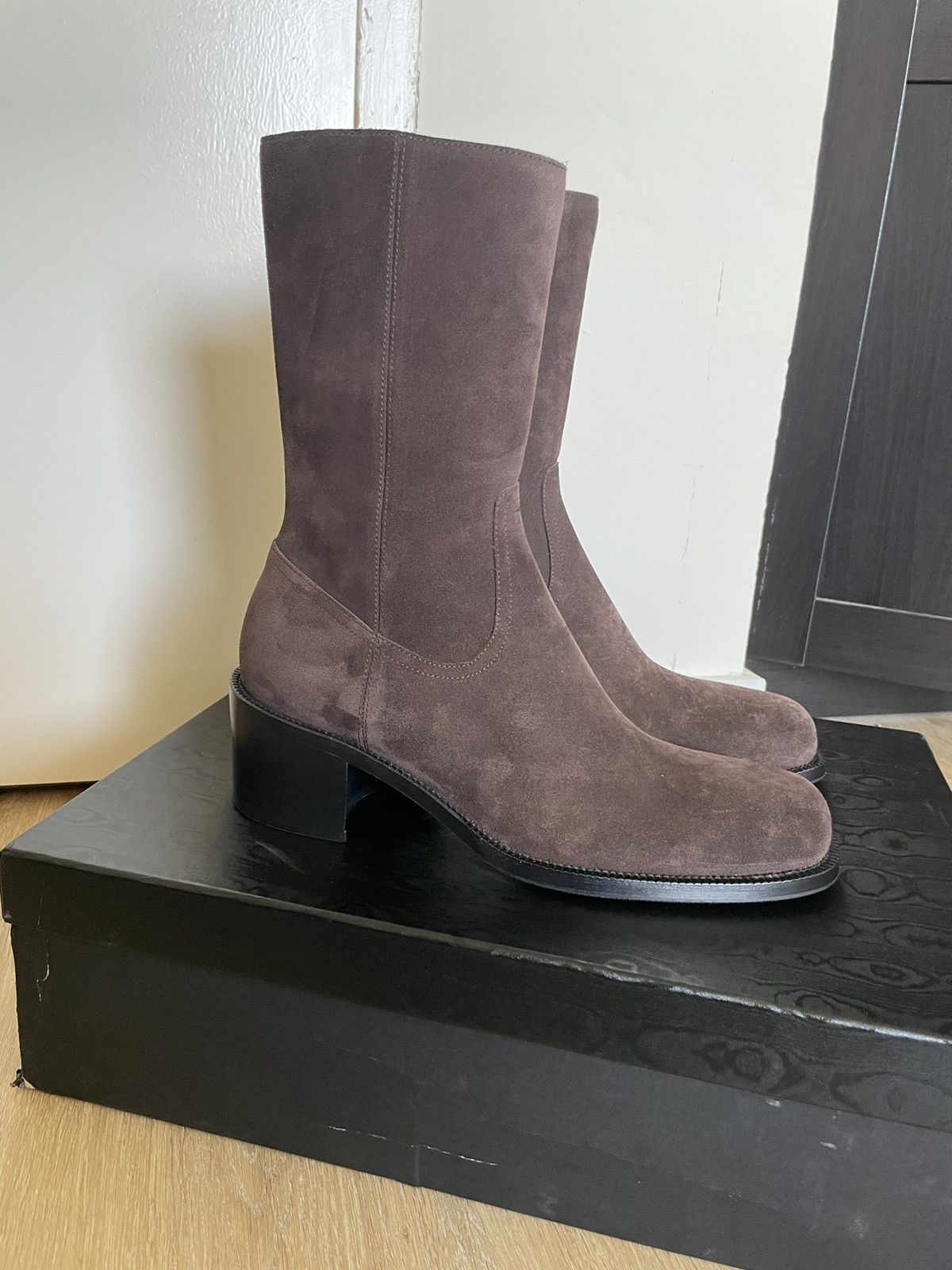 Dries Van Noten Western Suede Boot Size US 11 / EU 44 - 4 Thumbnail
