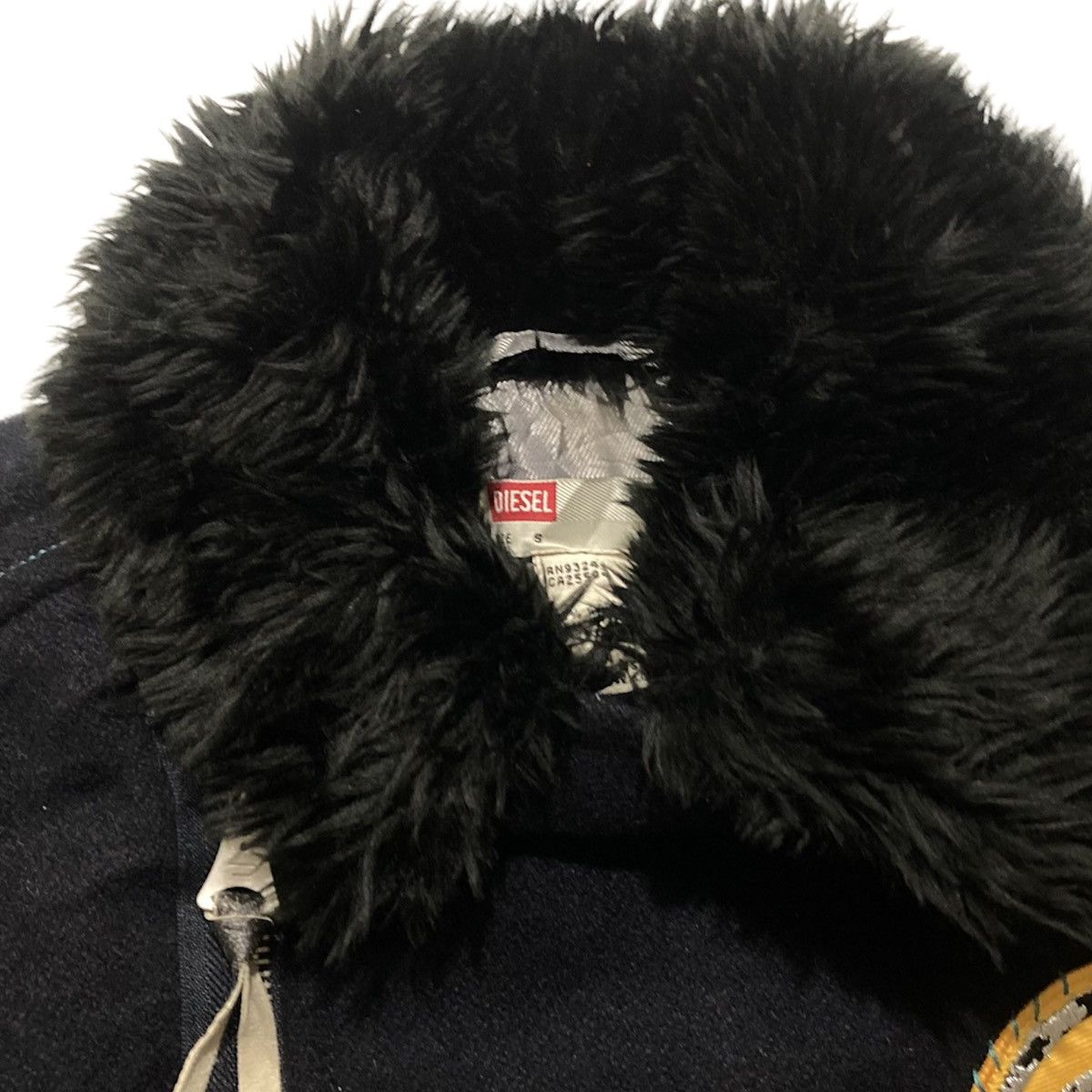 Diesel 🖤 DIESEL GANG FAUX FUR COLLAR WOOL JACKET Size US S / EU 44-46 / 1 - 7 Thumbnail