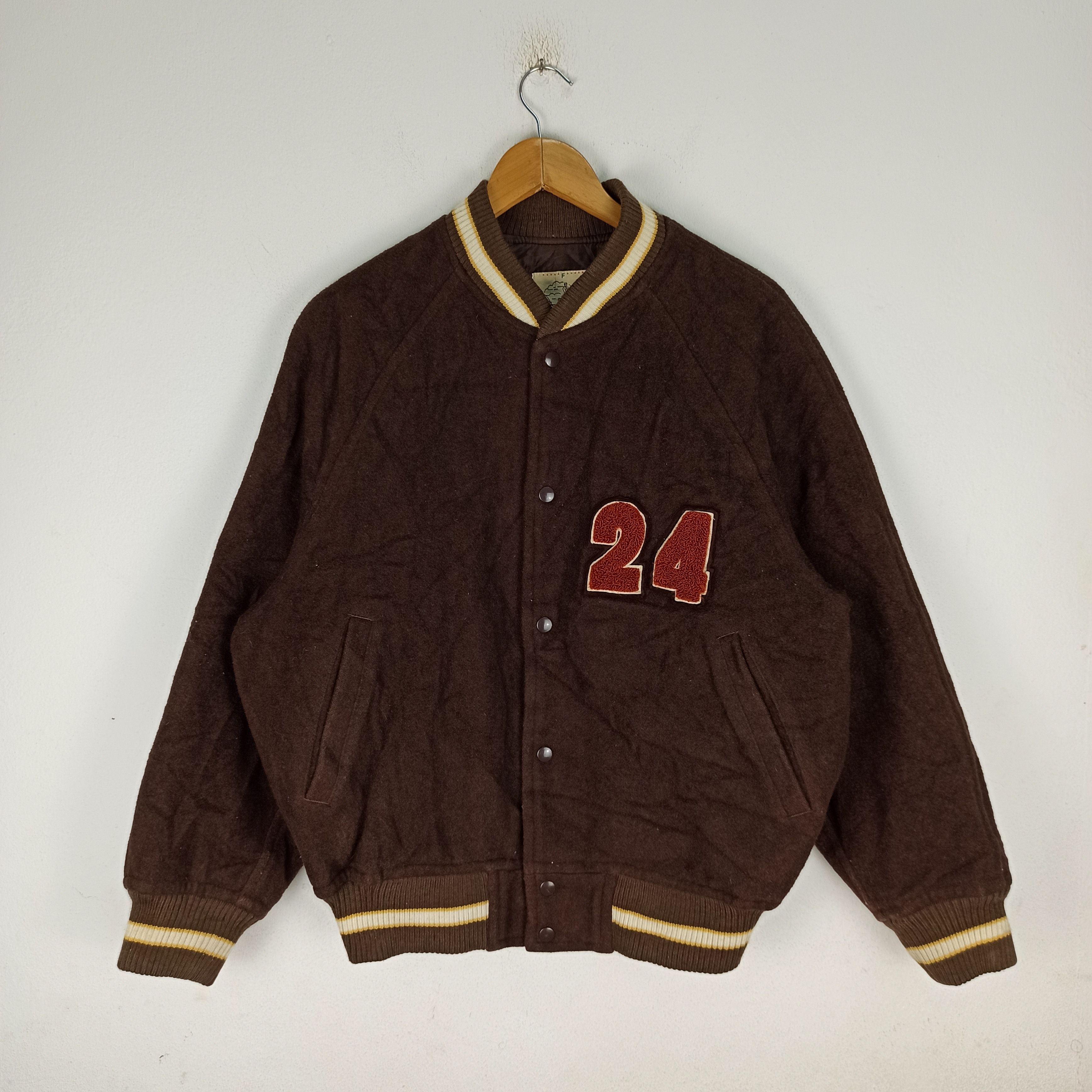 Japanese Brand VINTAGE🔥 FOR MEN PAGE BOY WOOL VARSITY JACKET Size US L / EU 52-54 / 3 - 4 Thumbnail