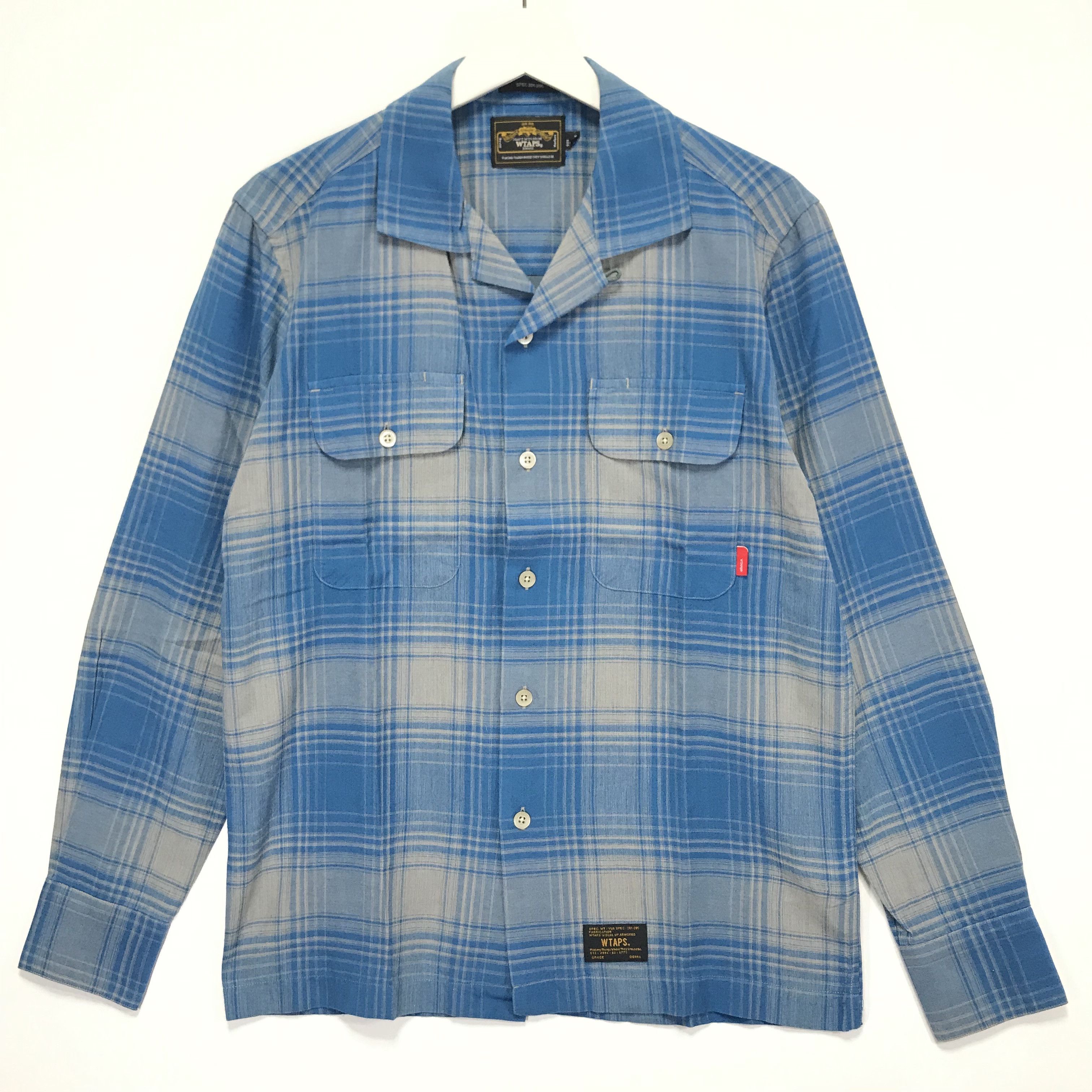 Wtaps WTAPS VATOS L/S SHIRT BLUE S | Grailed