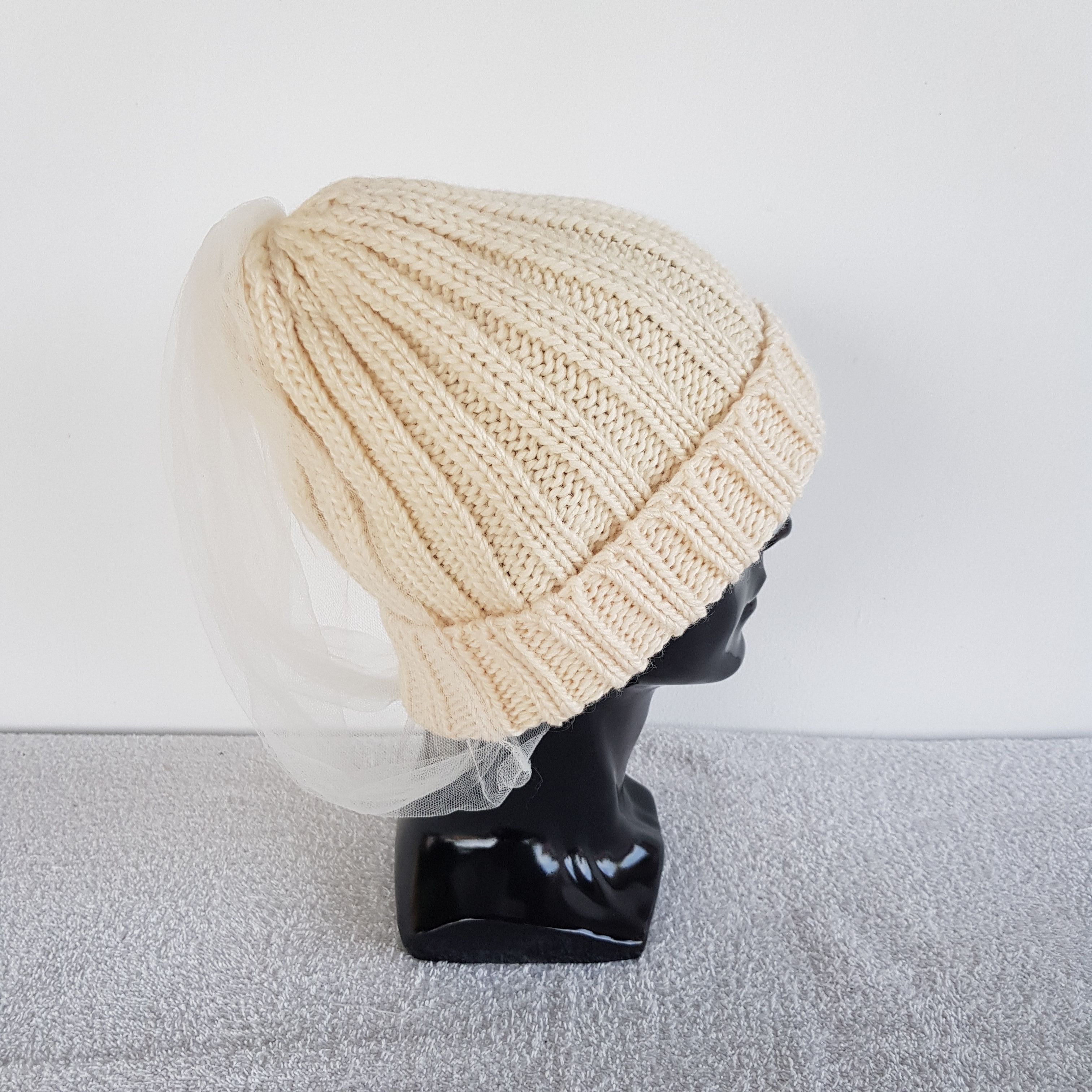 Japanese Brand × Vintage Japanese Beanie Knitted Snow Cap Crochet Hats - AC10318. Size ONE SIZE - 3 Thumbnail