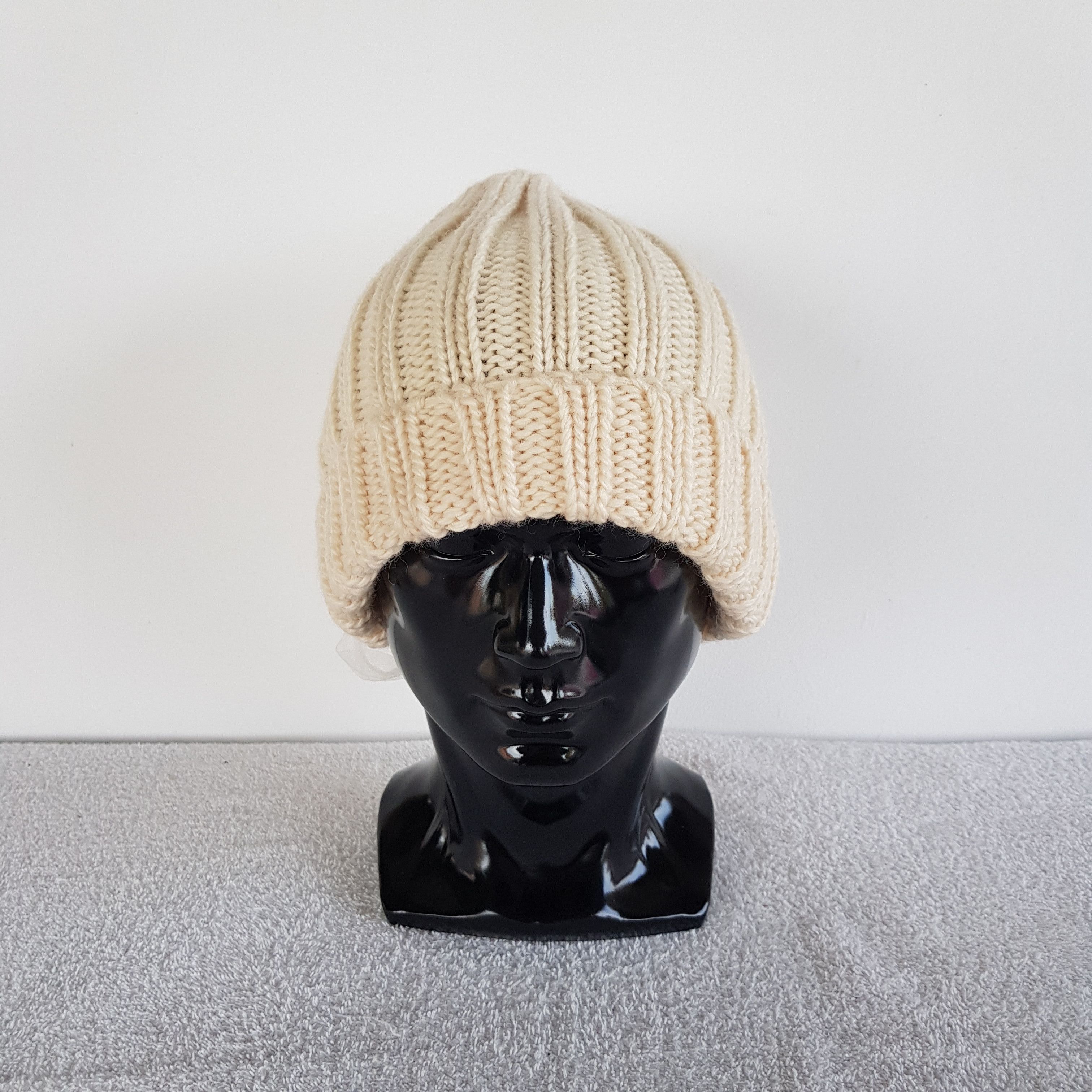 Japanese Brand × Vintage Japanese Beanie Knitted Snow Cap Crochet Hats - AC10318. Size ONE SIZE - 2 Thumbnail