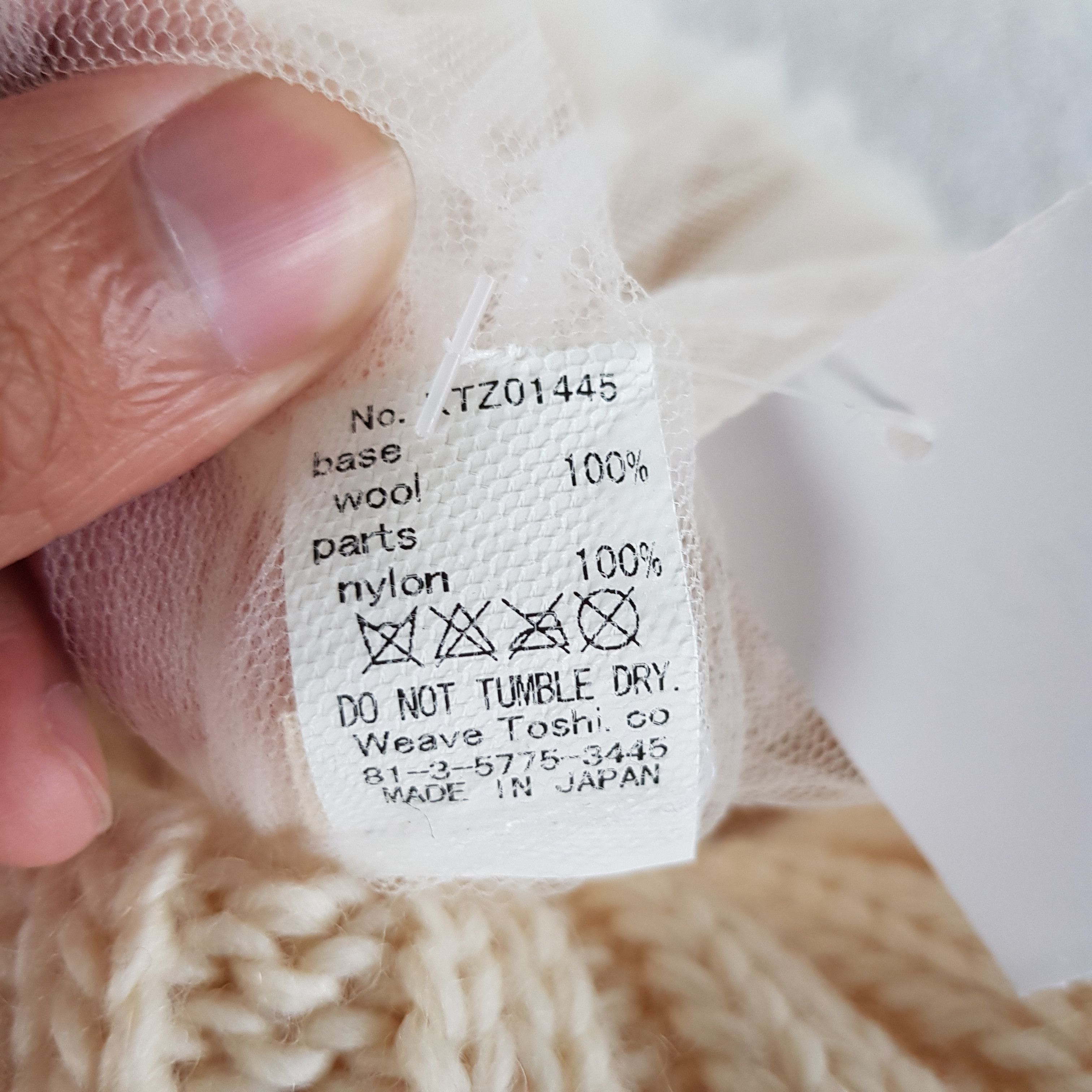 Japanese Brand × Vintage Japanese Beanie Knitted Snow Cap Crochet Hats - AC10318. Size ONE SIZE - 7 Thumbnail