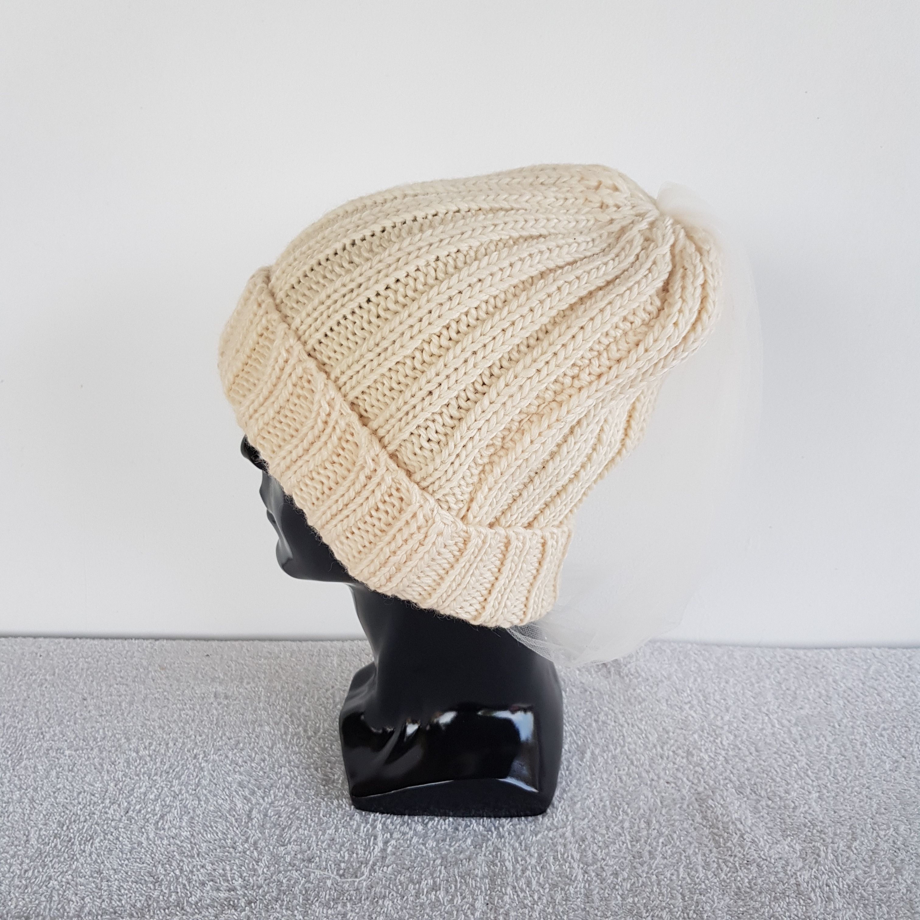 Japanese Brand × Vintage Japanese Beanie Knitted Snow Cap Crochet Hats - AC10318. Size ONE SIZE - 5 Thumbnail