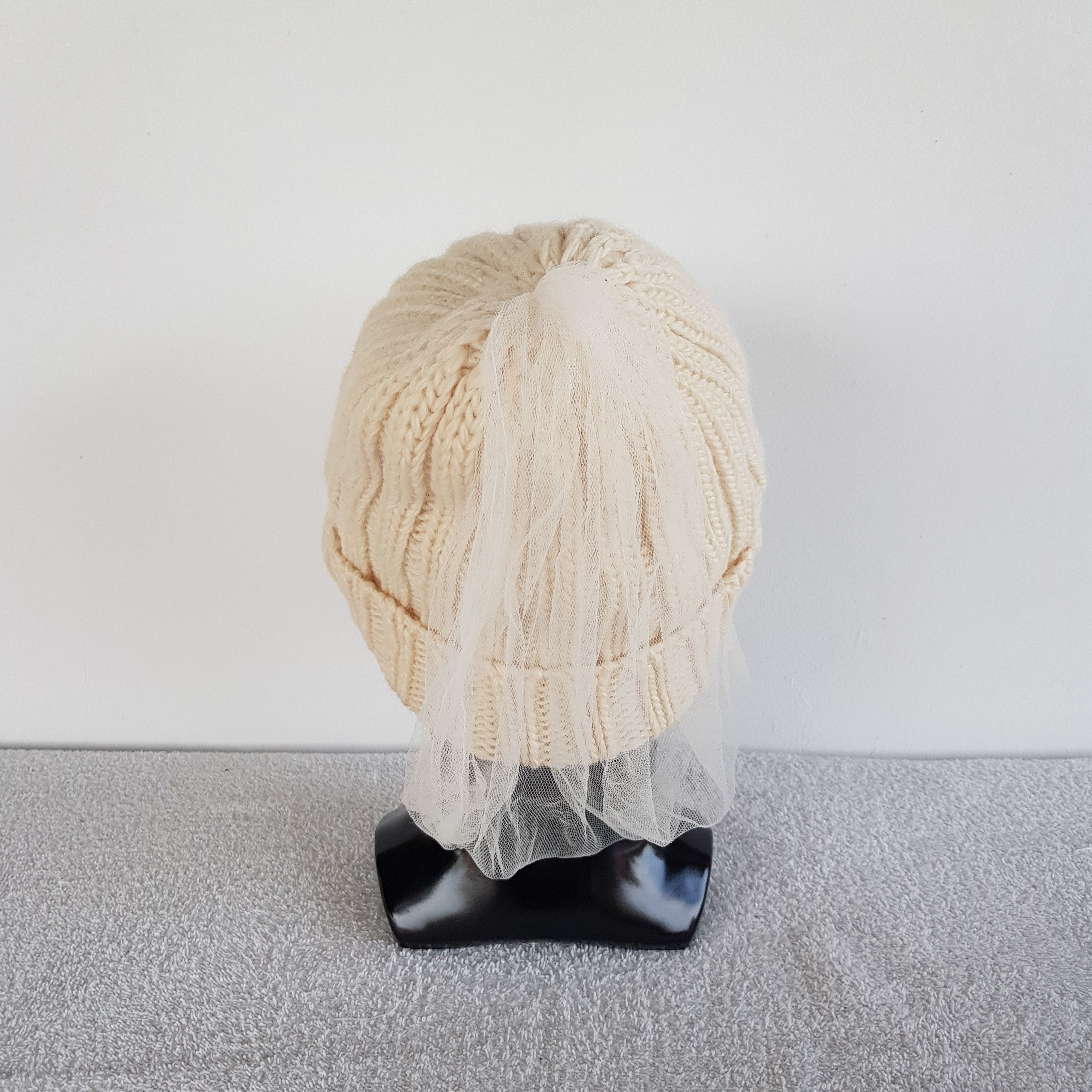 Japanese Brand × Vintage Japanese Beanie Knitted Snow Cap Crochet Hats - AC10318. Size ONE SIZE - 4 Thumbnail