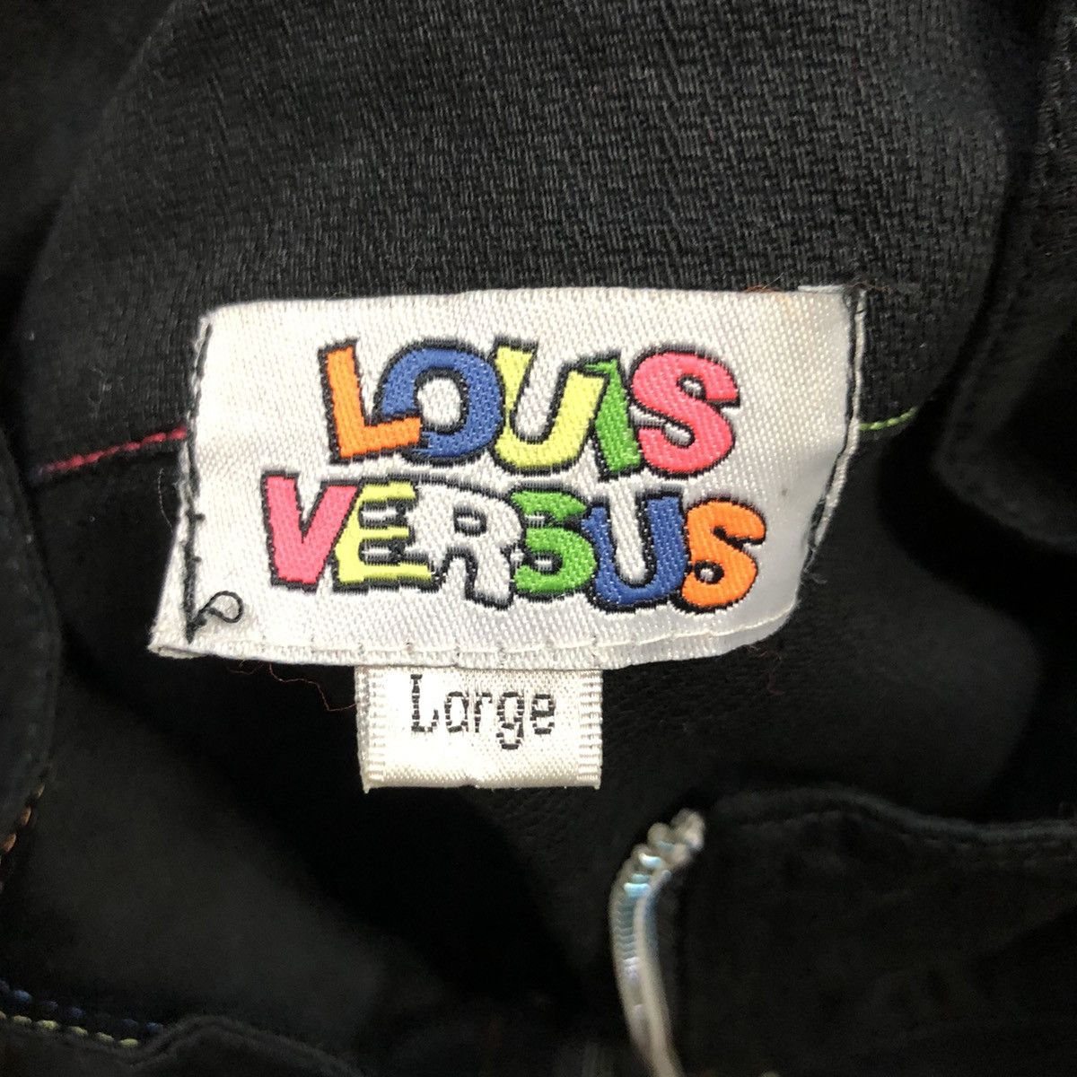 Japanese Brand × Versus × Vintage Vintage Louis Versus Embroidery Big Logo Zipper Ups Jacket Size US L / EU 52-54 / 3 - 11 Thumbnail