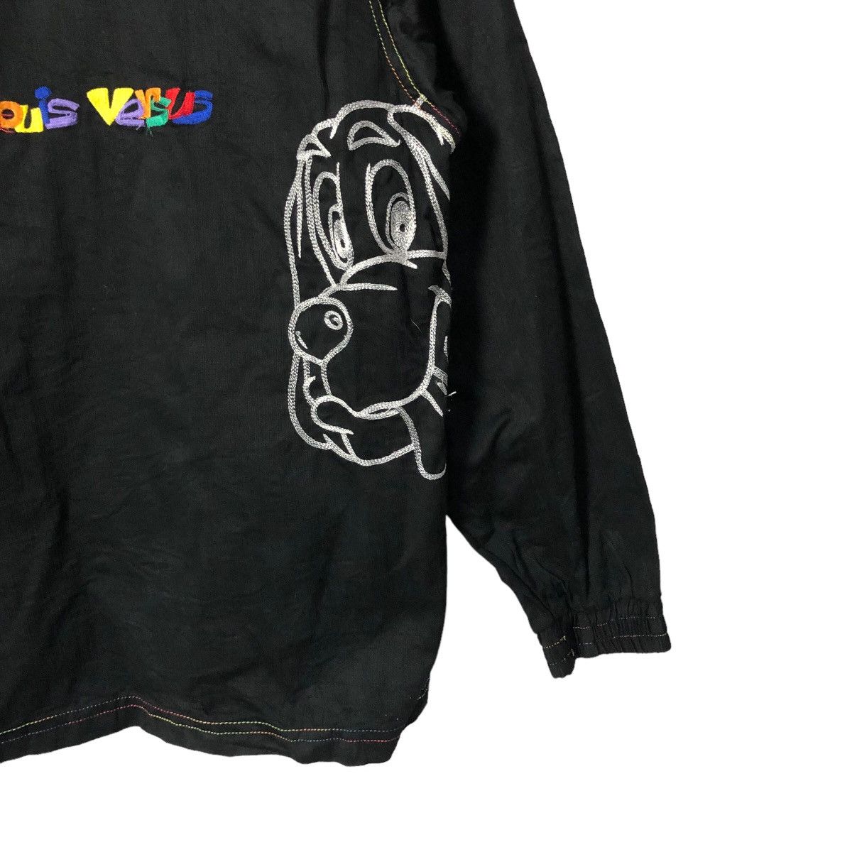 Japanese Brand × Versus × Vintage Vintage Louis Versus Embroidery Big Logo Zipper Ups Jacket Size US L / EU 52-54 / 3 - 8 Thumbnail