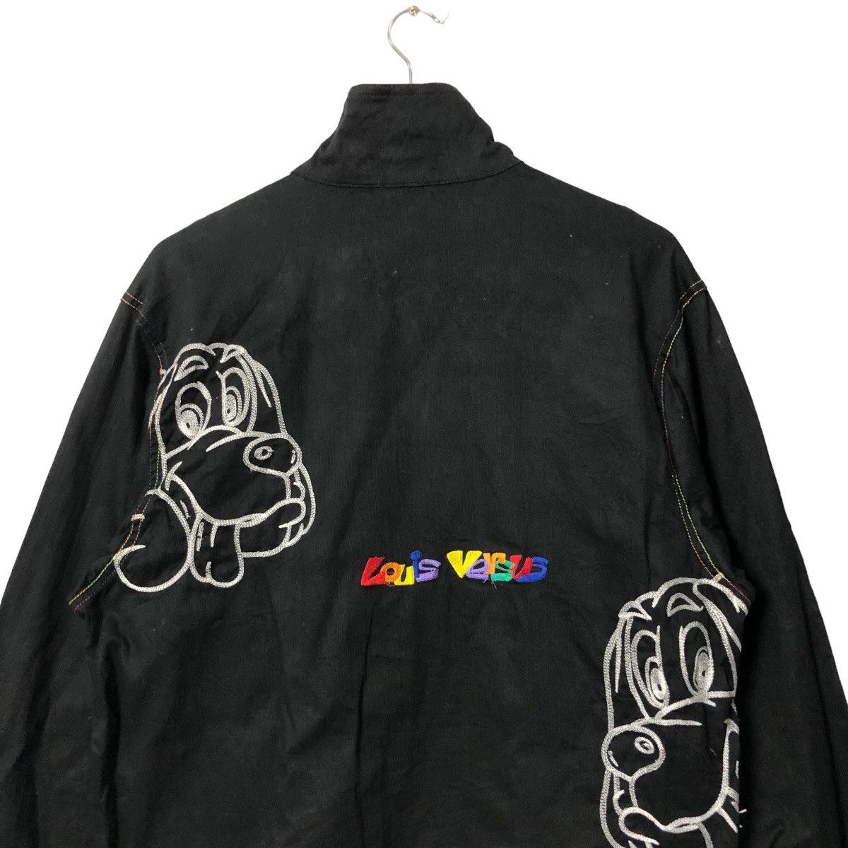 Japanese Brand × Versus × Vintage Vintage Louis Versus Embroidery Big Logo Zipper Ups Jacket Size US L / EU 52-54 / 3 - 10 Thumbnail