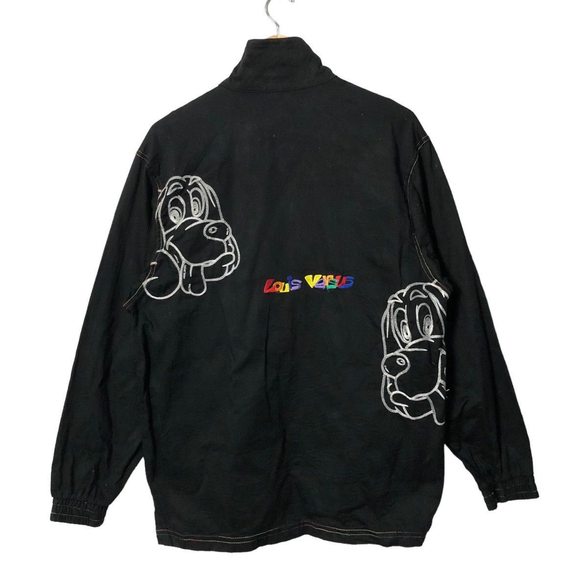 Japanese Brand × Versus × Vintage Vintage Louis Versus Embroidery Big Logo Zipper Ups Jacket Size US L / EU 52-54 / 3 - 1 Thumbnail