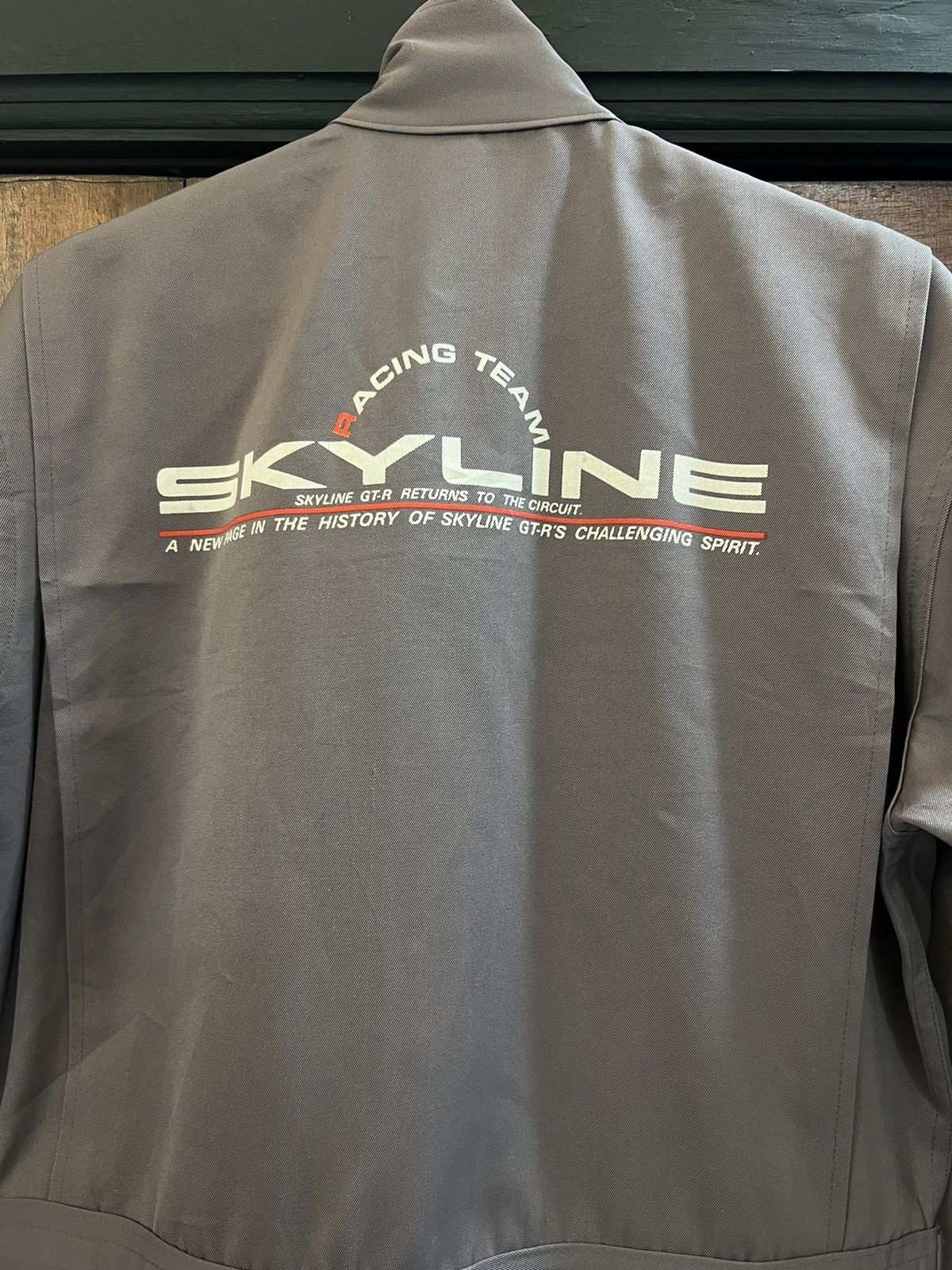 Japanese Brand Skyline Racing Team GT-R Overall Big Logo Embroidered Size US 37 - 7 Thumbnail