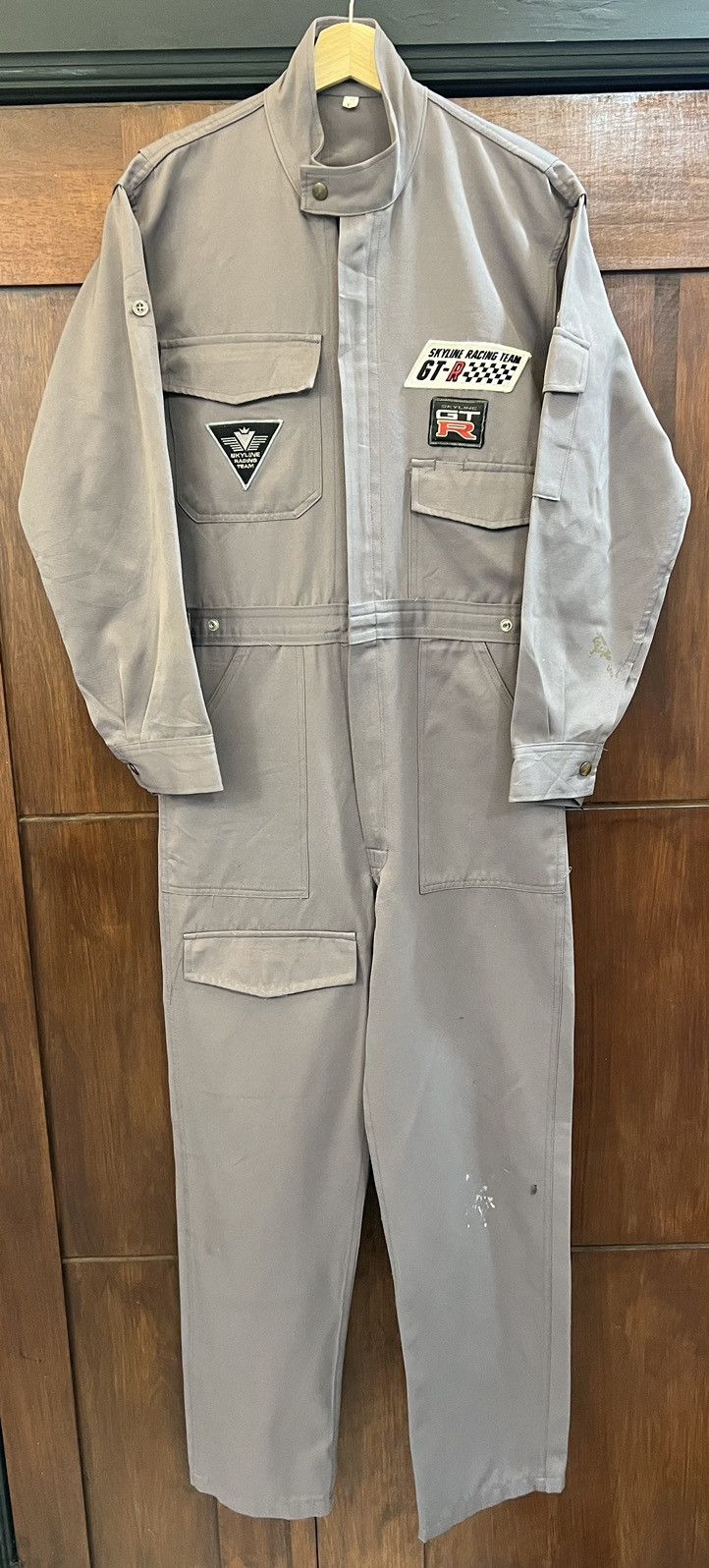 Japanese Brand Skyline Racing Team GT-R Overall Big Logo Embroidered Size US 37 - 1 Thumbnail