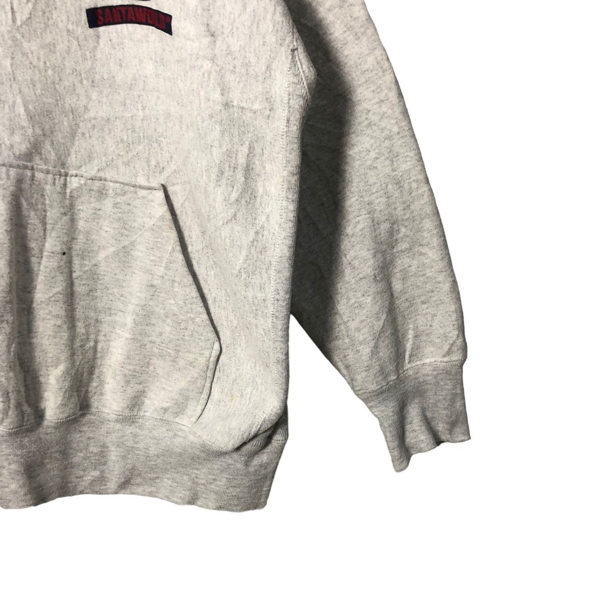 Japanese Brand Vintage 80s Santa Permanent Home Big Logo Hoodie Sweatshirt Size US L / EU 52-54 / 3 - 3 Thumbnail