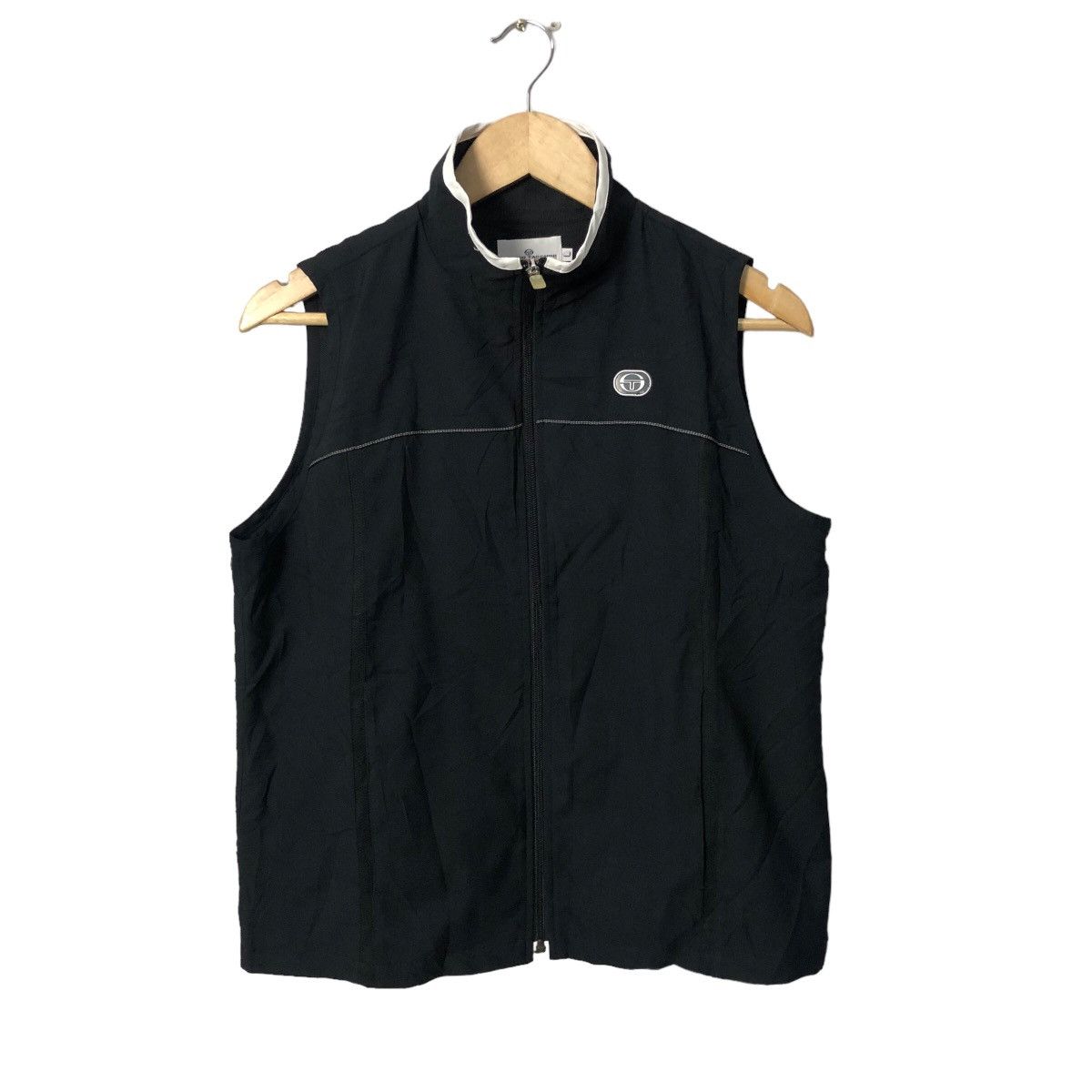 Sergio Tacchini Vintage Sergio Tacchini Zipper Ups Sleeveless Vest Size US M / EU 48-50 / 2 - 1 Thumbnail