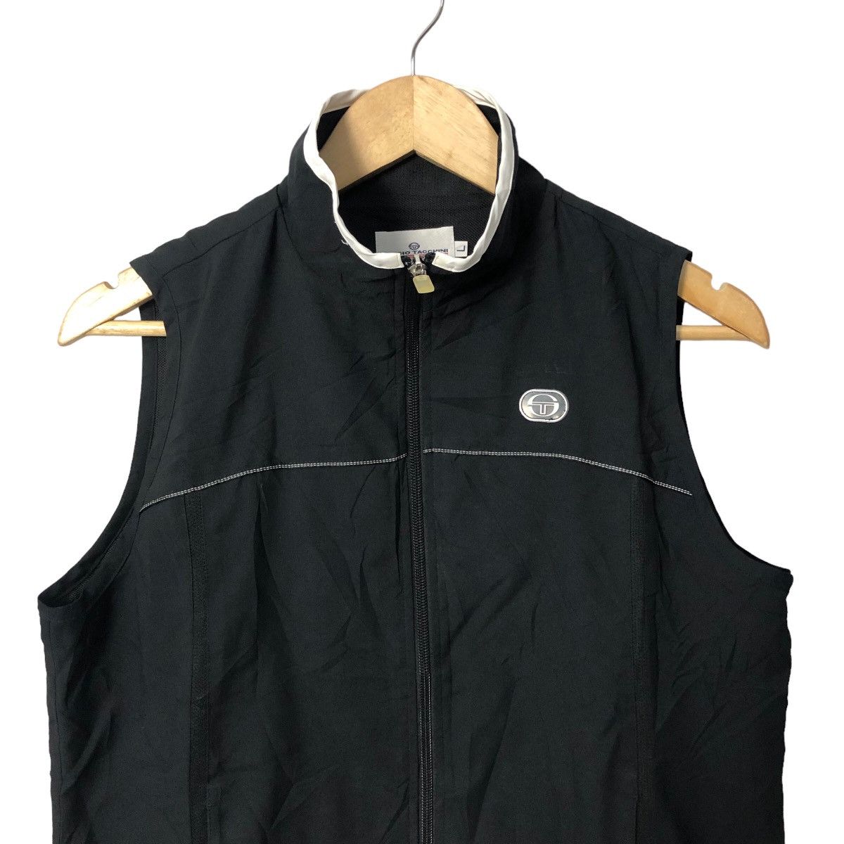 Sergio Tacchini Vintage Sergio Tacchini Zipper Ups Sleeveless Vest Size US M / EU 48-50 / 2 - 2 Thumbnail