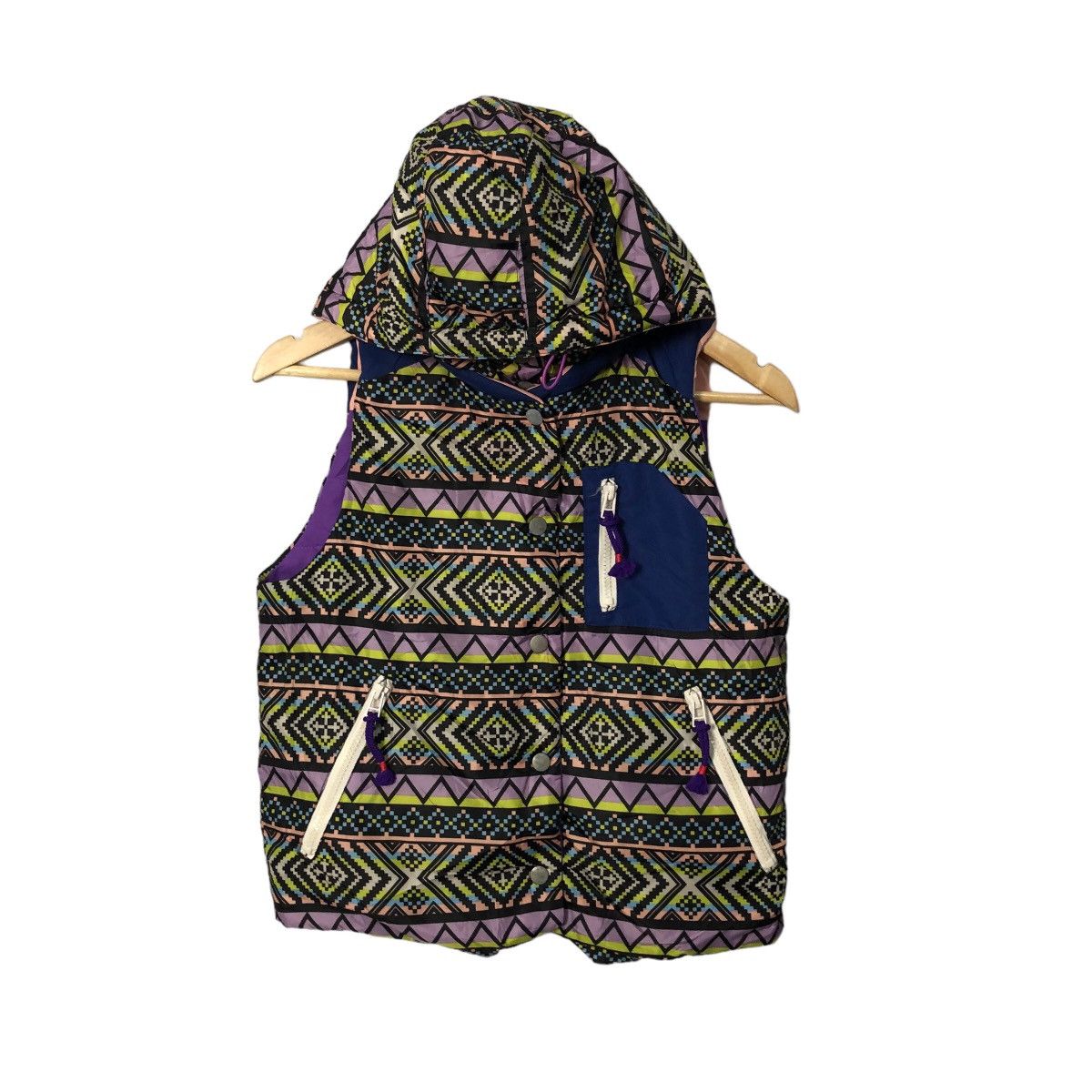 Other Vintage Workers Garage Reversible Fullprint Hoodie Vest Size US S / EU 44-46 / 1 - 1 Thumbnail