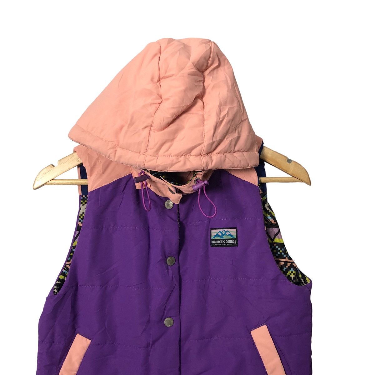 Other Vintage Workers Garage Reversible Fullprint Hoodie Vest Size US S / EU 44-46 / 1 - 8 Thumbnail
