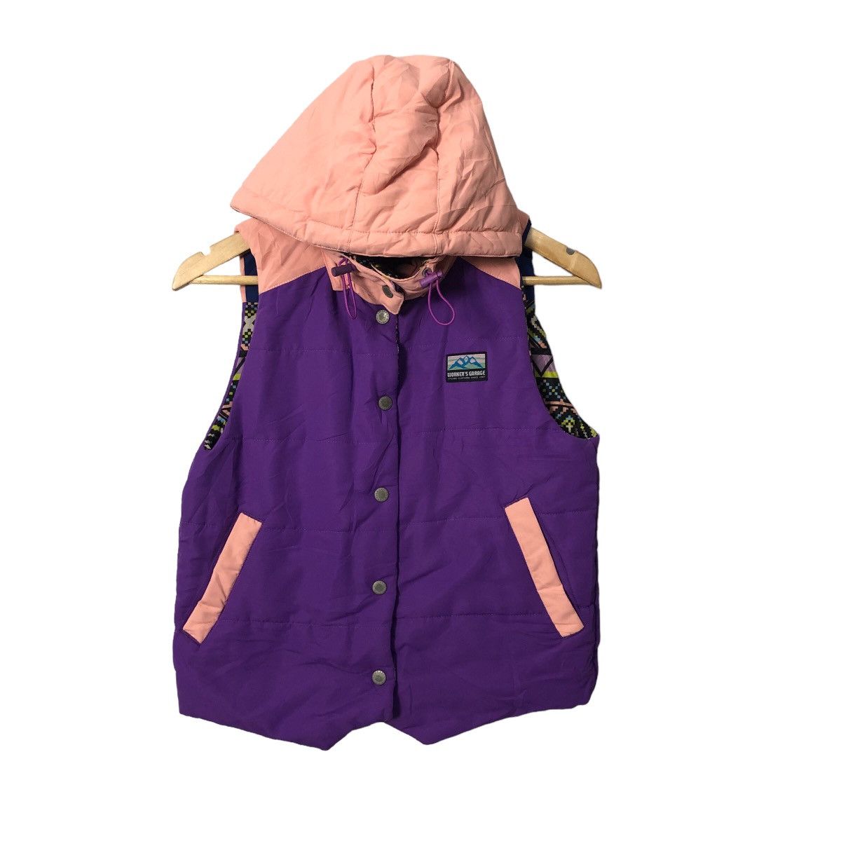 Other Vintage Workers Garage Reversible Fullprint Hoodie Vest Size US S / EU 44-46 / 1 - 7 Thumbnail