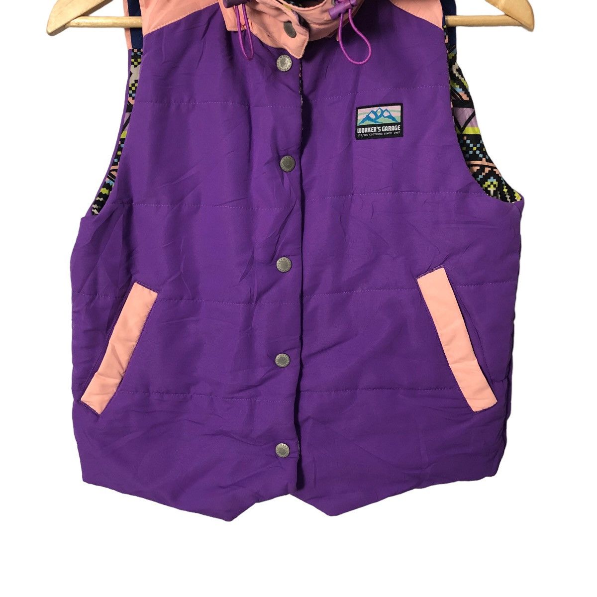 Other Vintage Workers Garage Reversible Fullprint Hoodie Vest Size US S / EU 44-46 / 1 - 9 Thumbnail