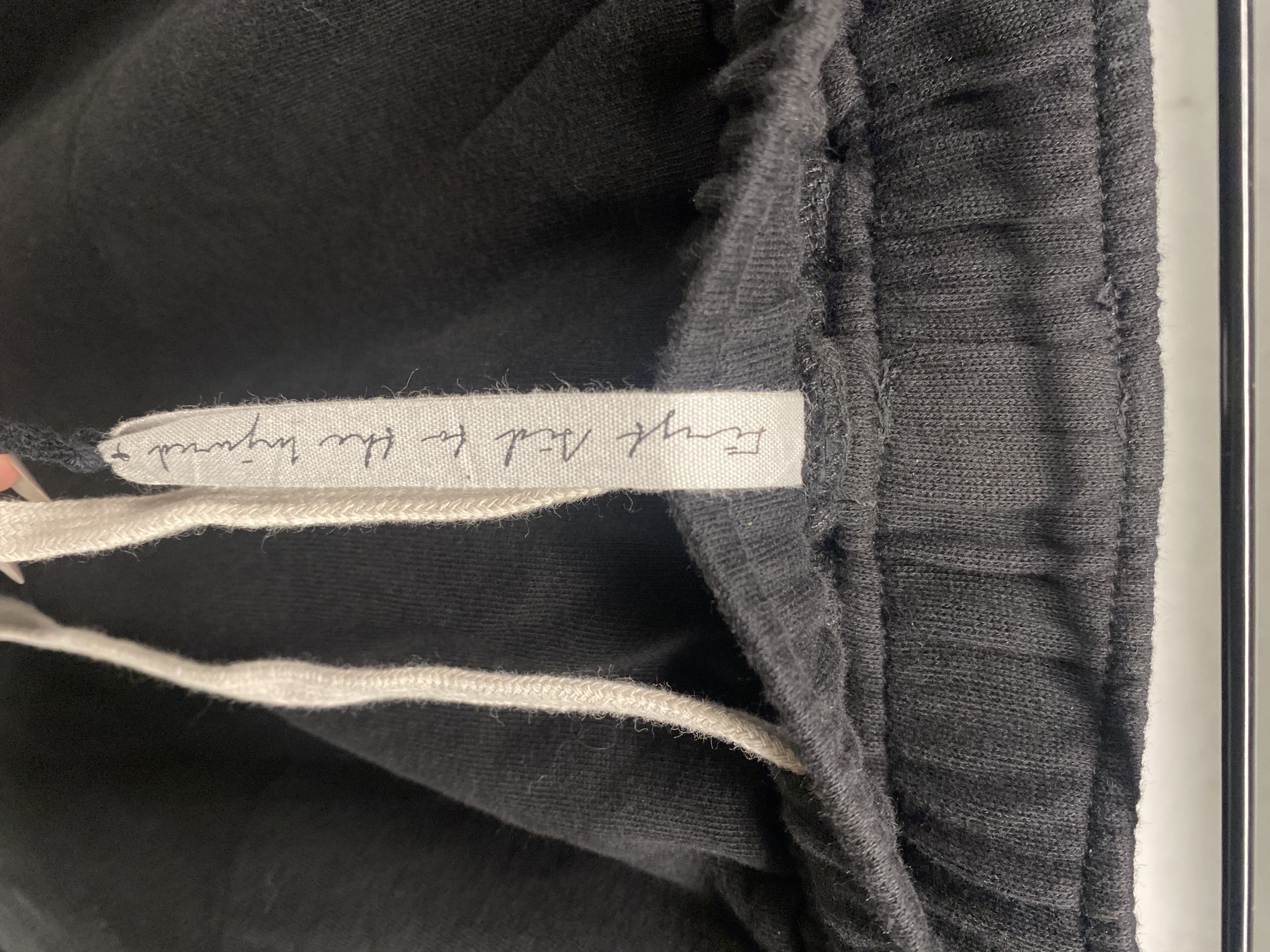 First Aid To The Injured BLACK DROPCROTCH SWEATPANTS Size US 34 / EU 50 - 6 Thumbnail