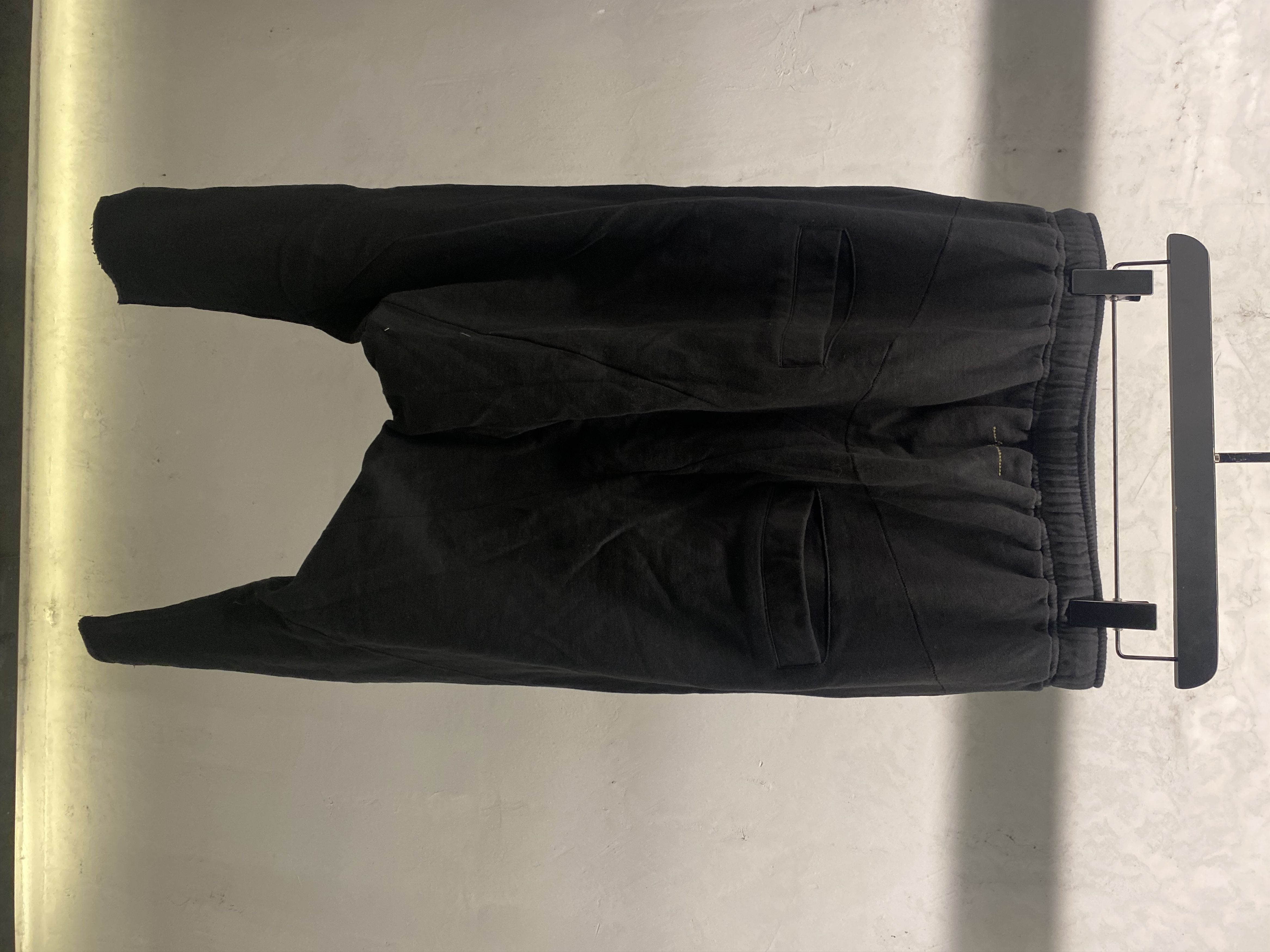 First Aid To The Injured BLACK DROPCROTCH SWEATPANTS Size US 34 / EU 50 - 3 Thumbnail