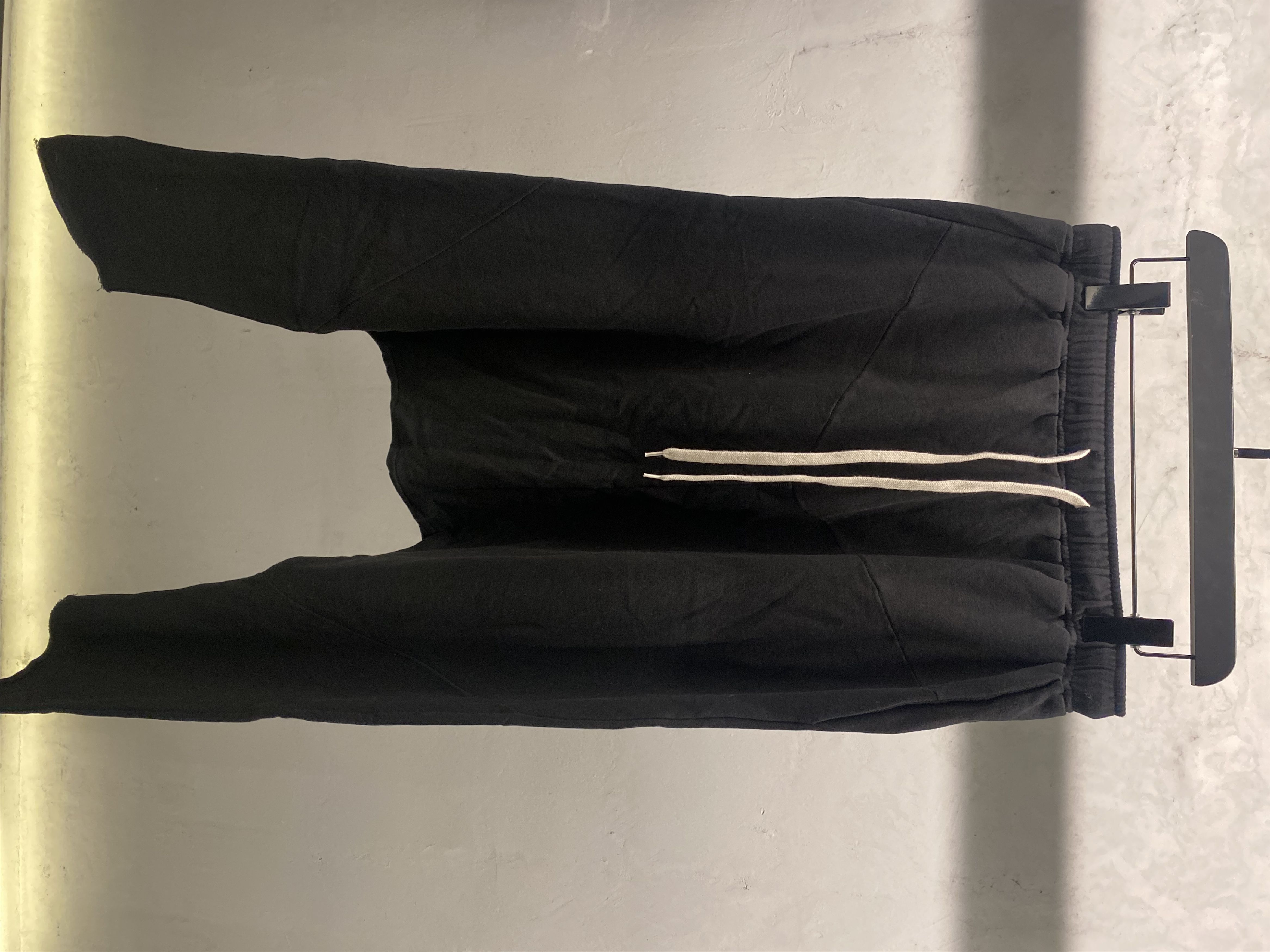 First Aid To The Injured BLACK DROPCROTCH SWEATPANTS Size US 34 / EU 50 - 1 Thumbnail