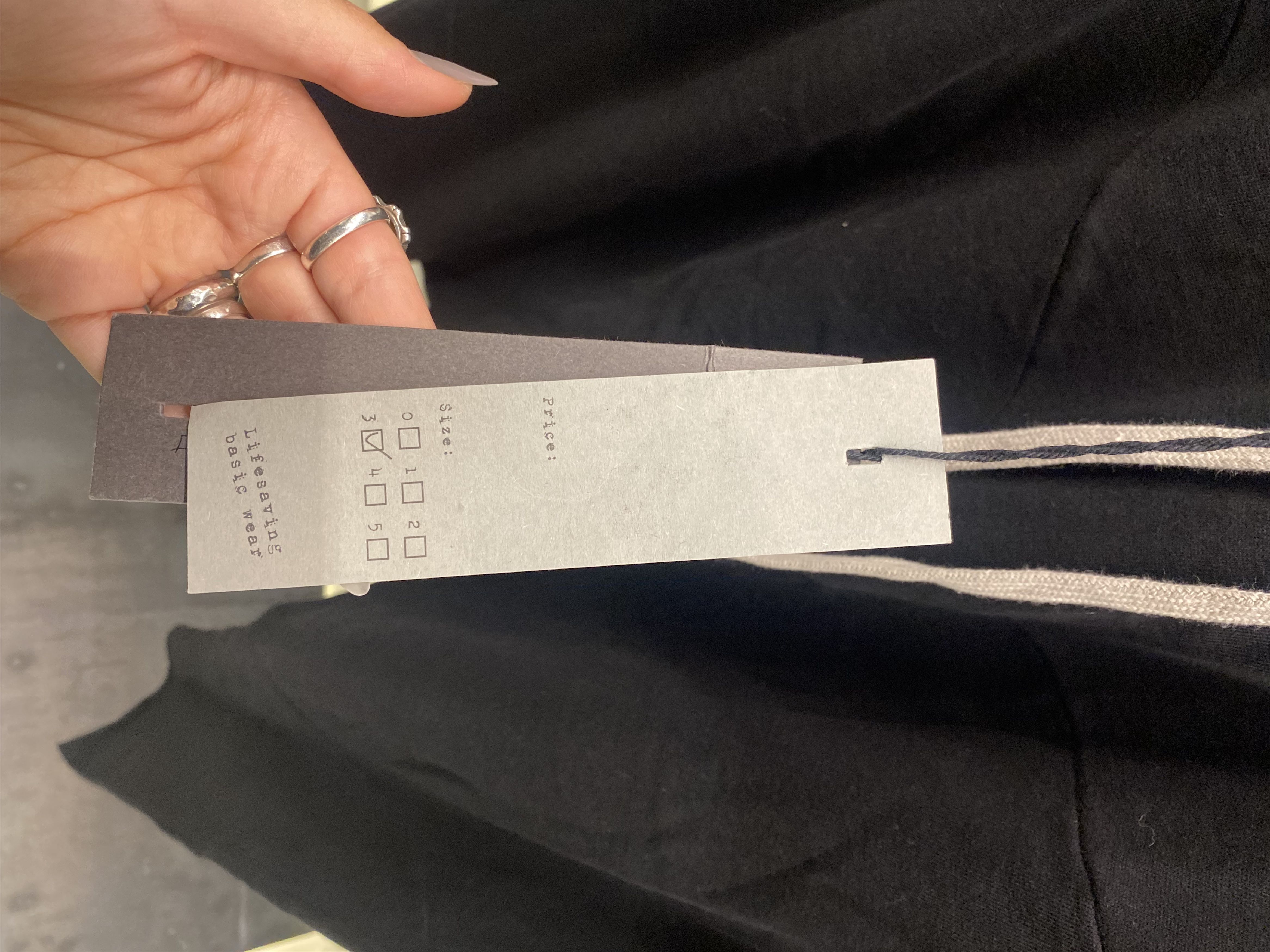 First Aid To The Injured BLACK DROPCROTCH SWEATPANTS Size US 34 / EU 50 - 5 Thumbnail