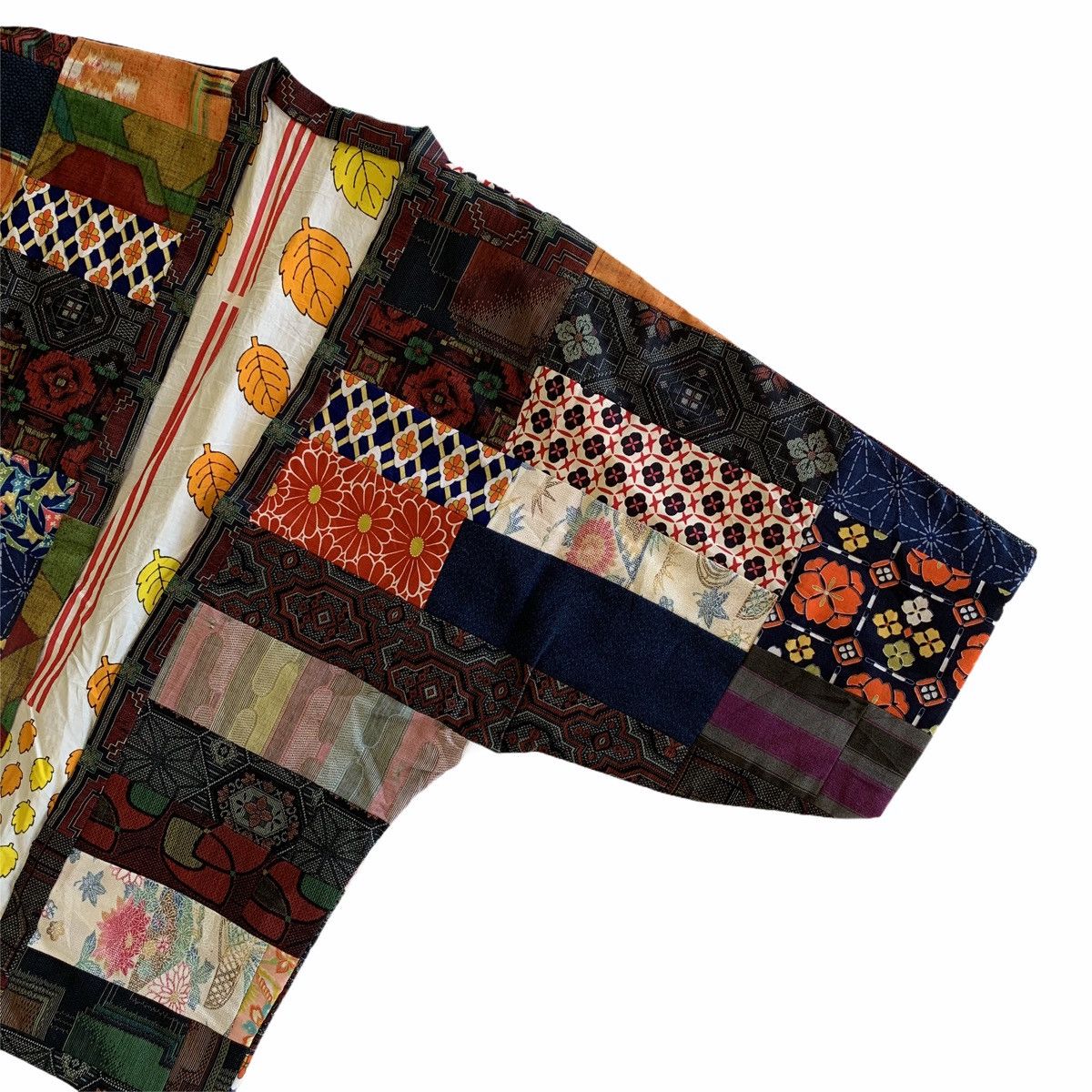 Japanese Brand Japan Multicolor Patchwork Kimono Cardigan Kapital-Styled Size US L / EU 52-54 / 3 - 11 Thumbnail