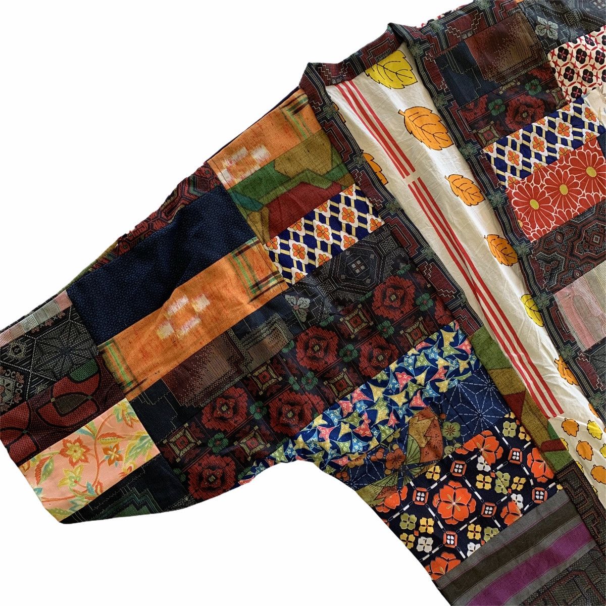 Japanese Brand Japan Multicolor Patchwork Kimono Cardigan Kapital-Styled Size US L / EU 52-54 / 3 - 10 Thumbnail