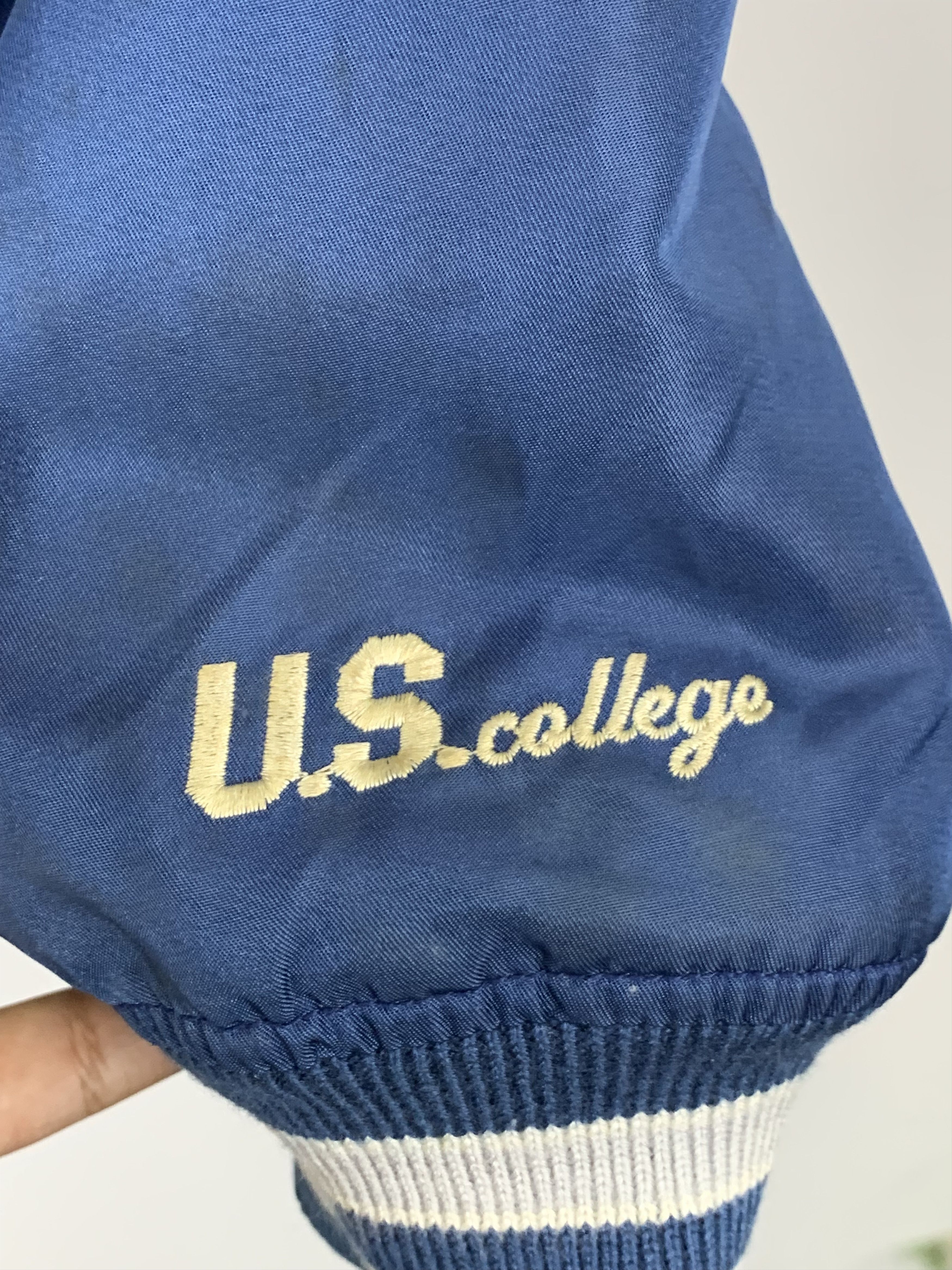 Vintage Vintage 90s US College Georgetown Hoyas Bomber Jacket Size US XXL / EU 58 / 5 - 7 Thumbnail