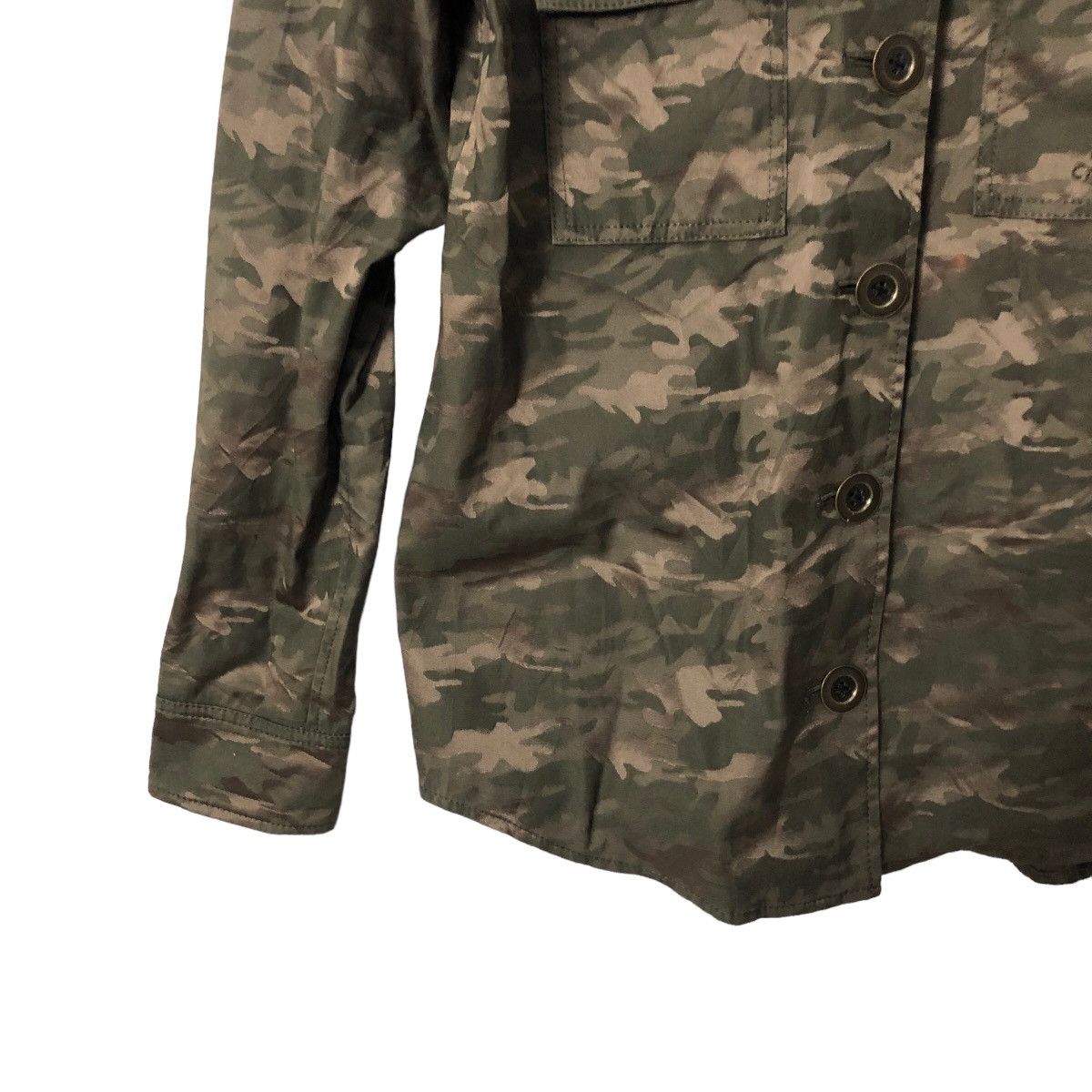 Japanese Brand Vintage Louis Crayon Button Ups Camo Jacket Size S / US 4 / IT 40 - 3 Thumbnail