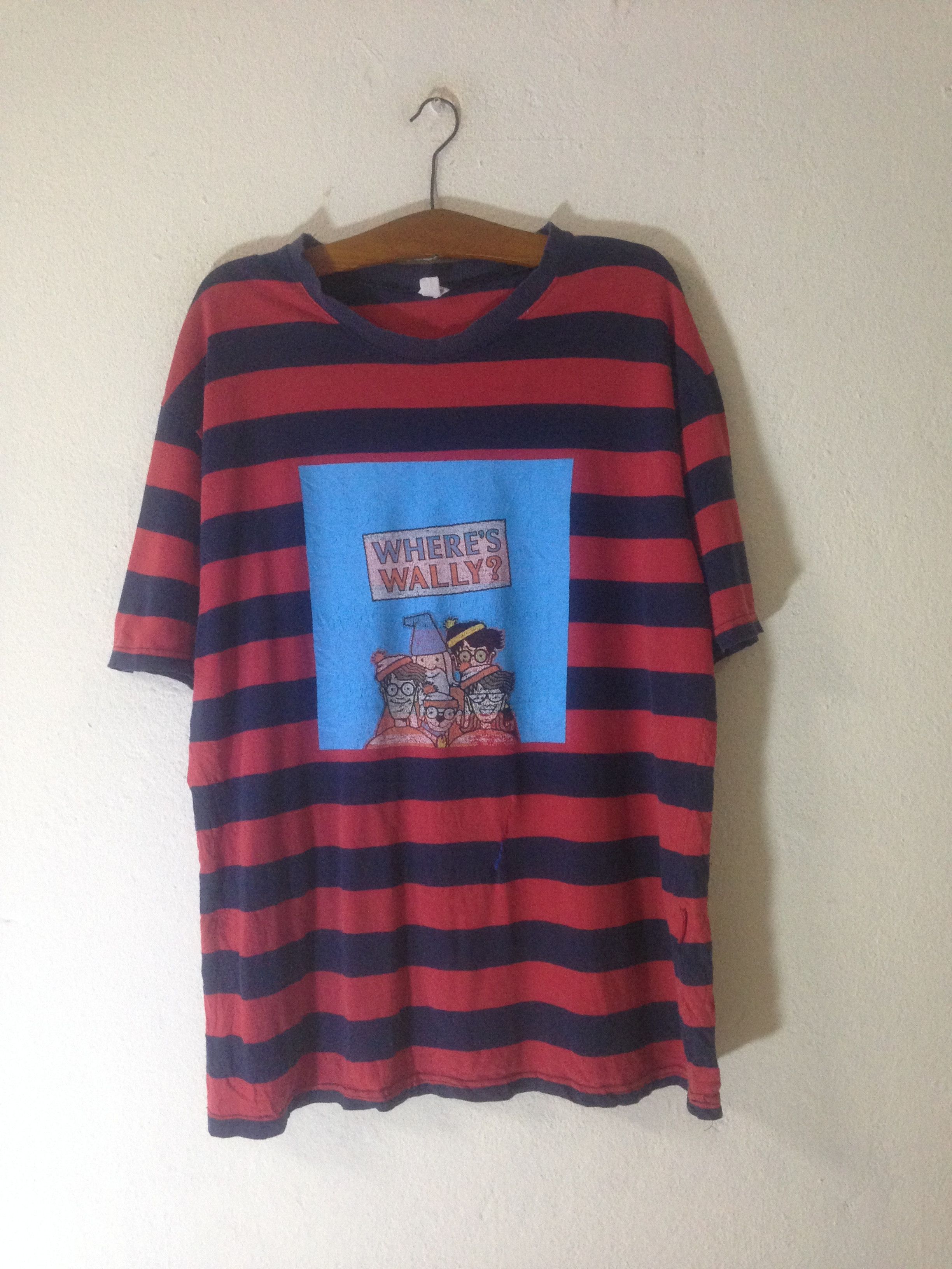 Japanese Brand Taco Where's Wally Tshirt Size US M / EU 48-50 / 2 - 1 Thumbnail