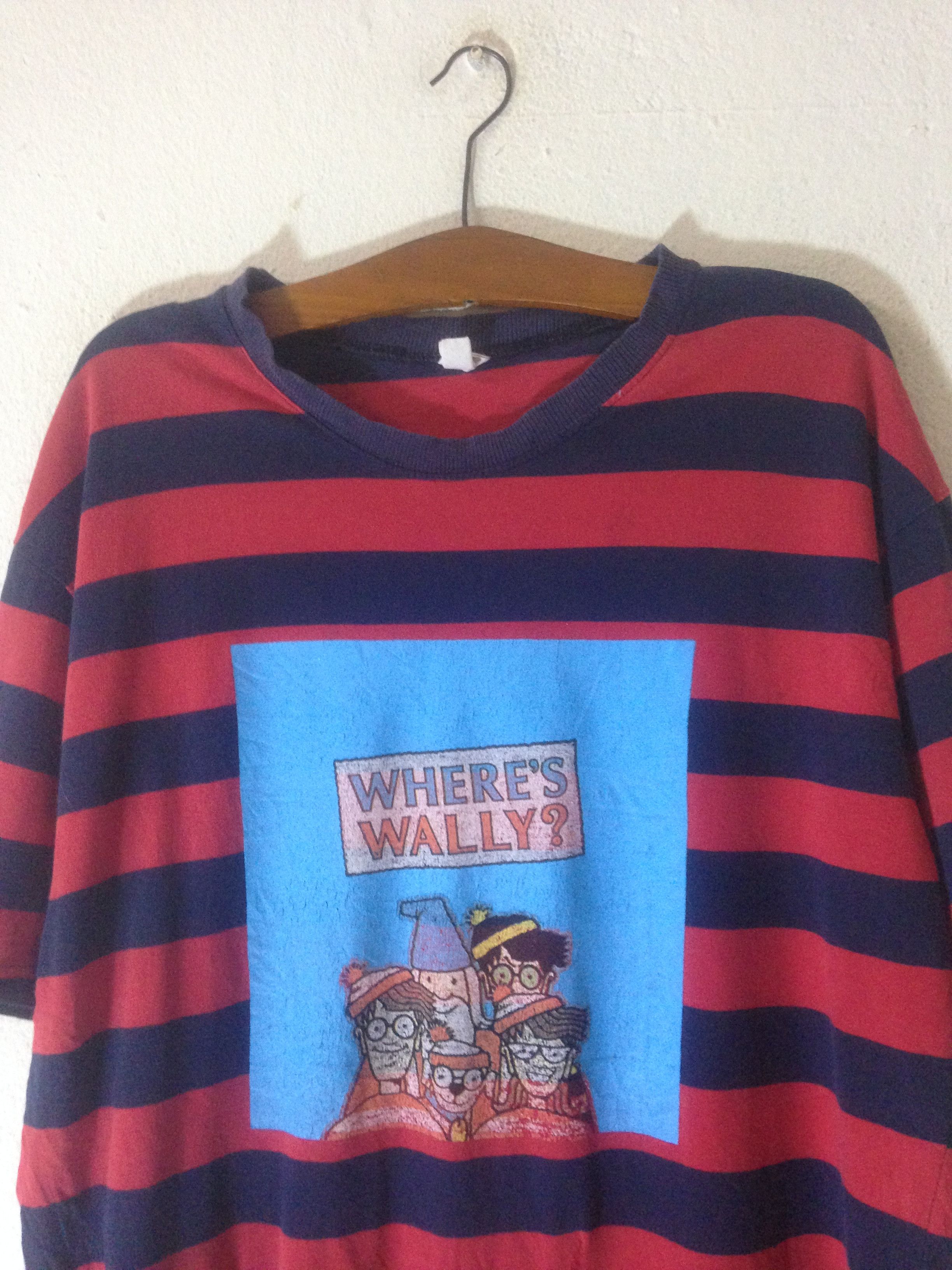 Japanese Brand Taco Where's Wally Tshirt Size US M / EU 48-50 / 2 - 4 Thumbnail