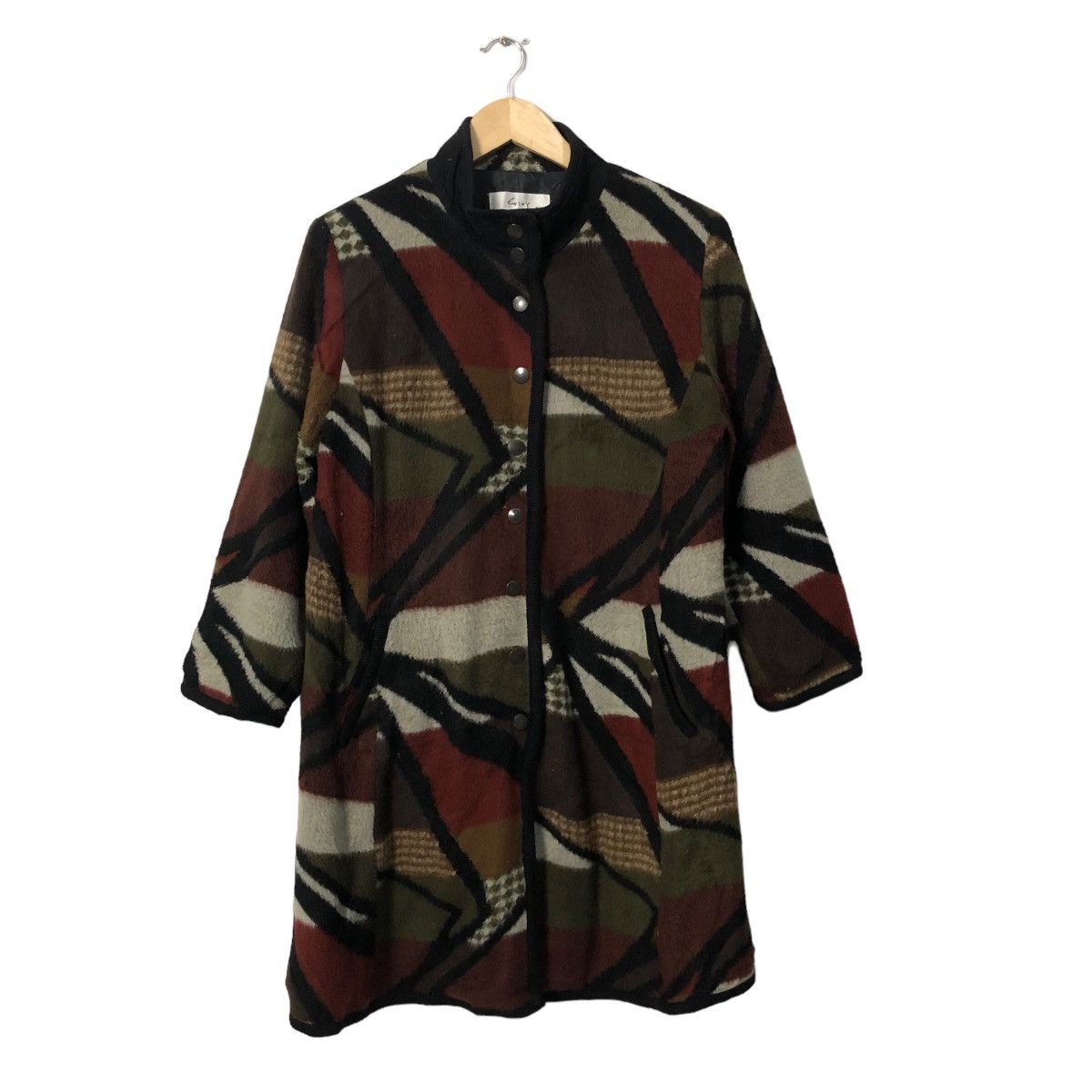 Japanese Brand Vintage Givy Fullprint Button Ups Coat Jacket Size US M / EU 48-50 / 2 - 1 Thumbnail