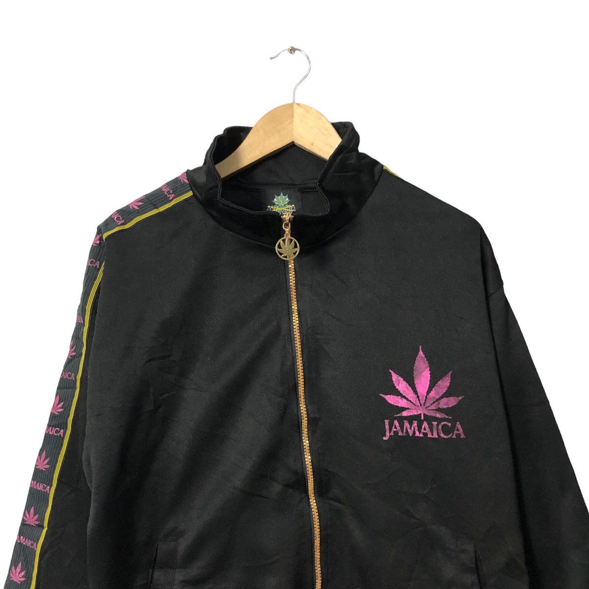 Bob Marley Vintage Jamaica Rasta Spirits Big Logo Zipper Ups Jacket Size US XL / EU 56 / 4 - 5 Thumbnail