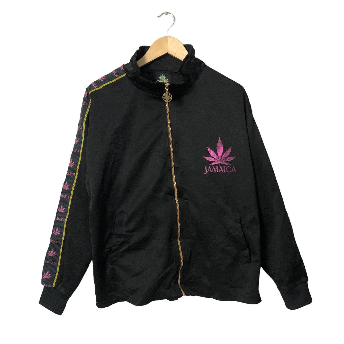 Bob Marley Vintage Jamaica Rasta Spirits Big Logo Zipper Ups Jacket Size US XL / EU 56 / 4 - 2 Thumbnail