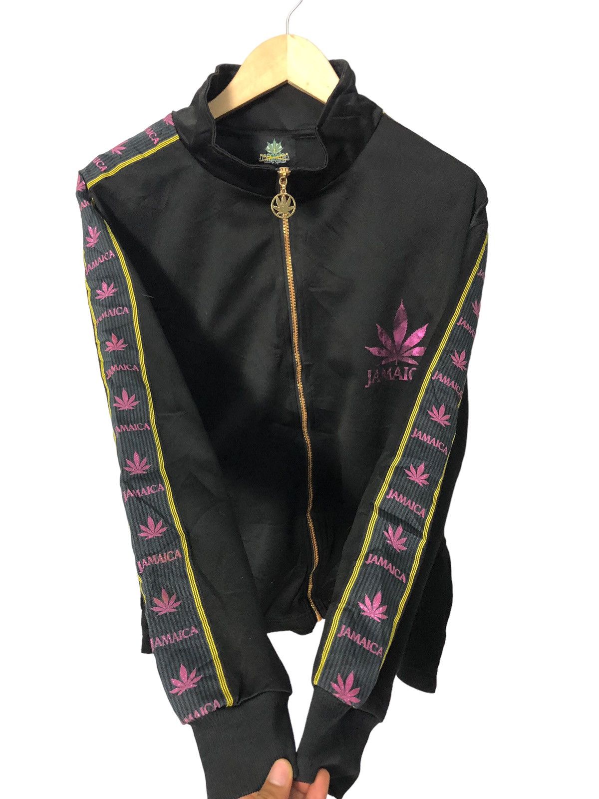 Bob Marley Vintage Jamaica Rasta Spirits Big Logo Zipper Ups Jacket Size US XL / EU 56 / 4 - 6 Thumbnail