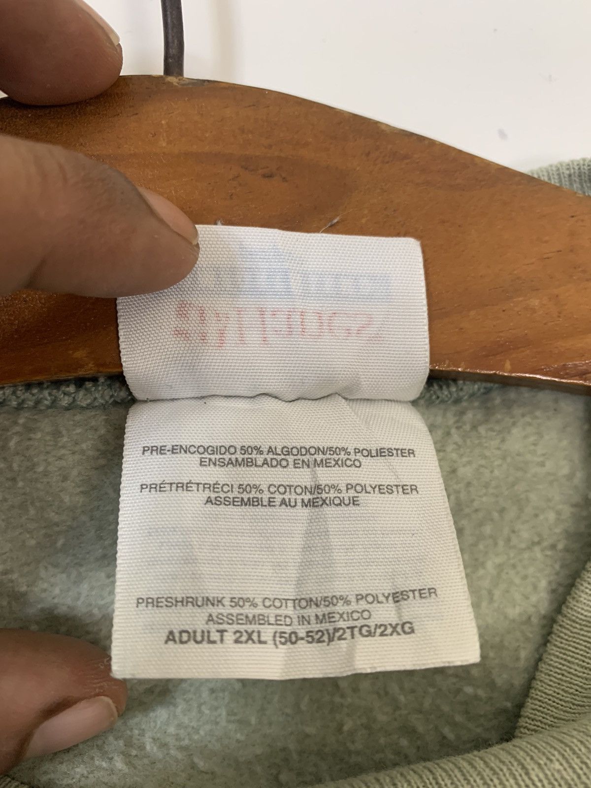 Hanes Vintage Hanes Born In The USA Sweatshirt Size US XXL / EU 58 / 5 - 7 Thumbnail