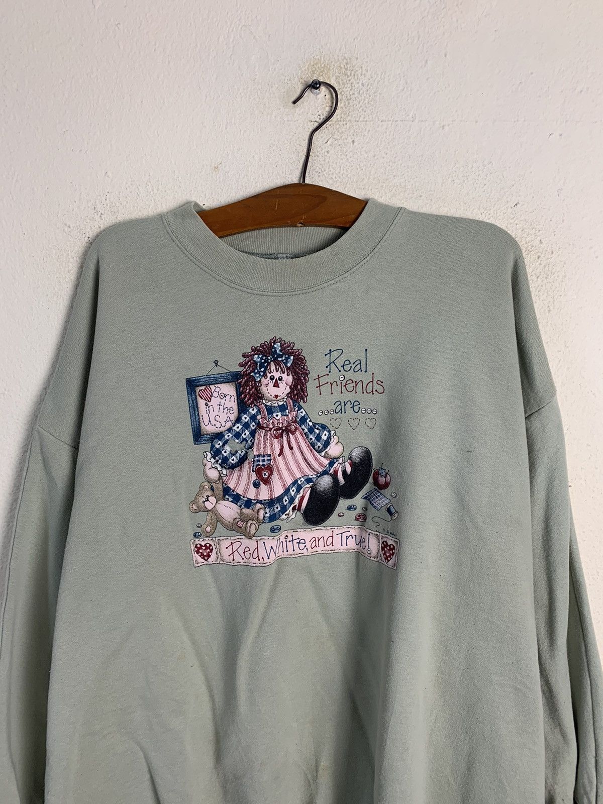Hanes Vintage Hanes Born In The USA Sweatshirt Size US XXL / EU 58 / 5 - 4 Thumbnail