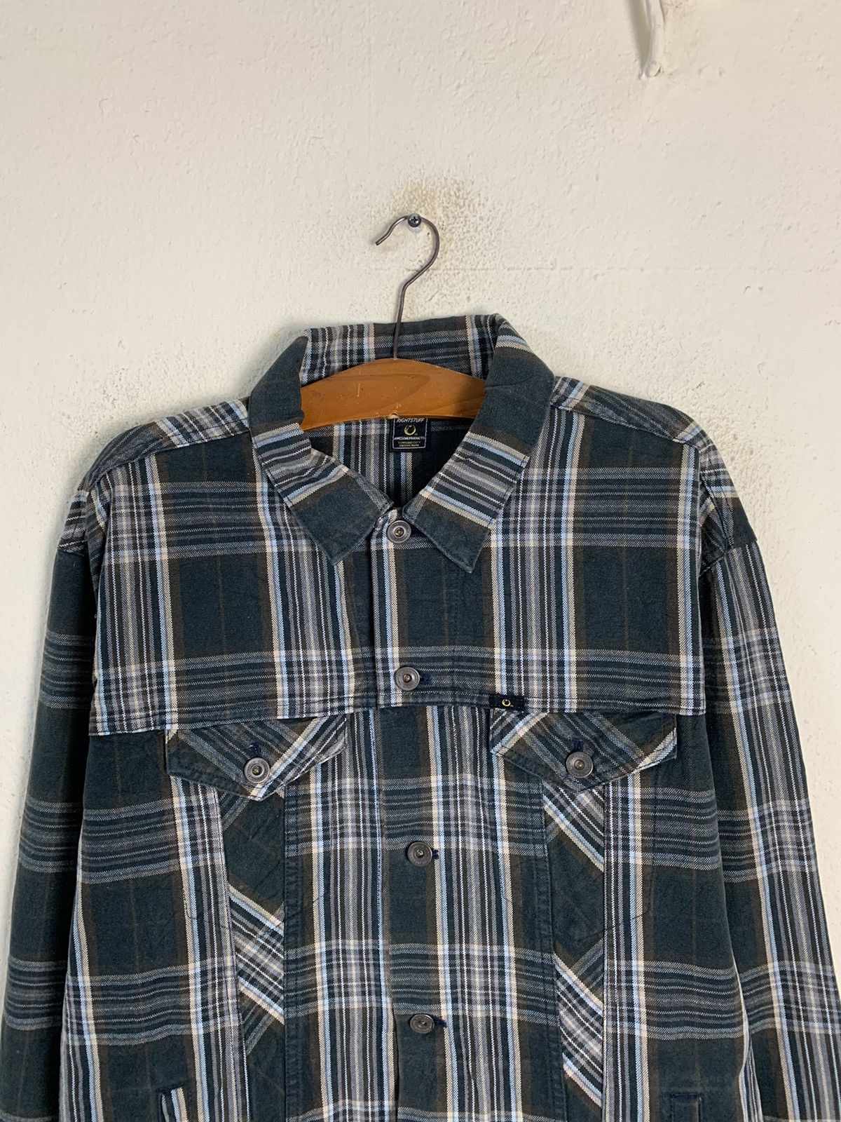 Japanese Brand Japanese Brand Right Stuff Plaid Jacket Size US L / EU 52-54 / 3 - 4 Thumbnail