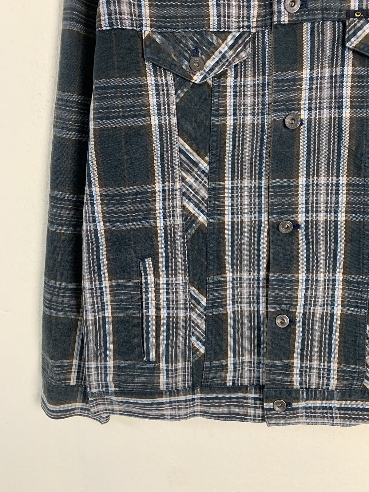 Japanese Brand Japanese Brand Right Stuff Plaid Jacket Size US L / EU 52-54 / 3 - 3 Thumbnail