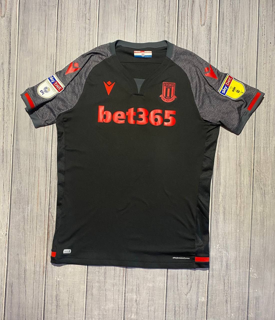 Macron Macron Stoke City 2019 2020 Away Football Shirt Jersey Size US XL / EU 56 / 4 - 1 Thumbnail